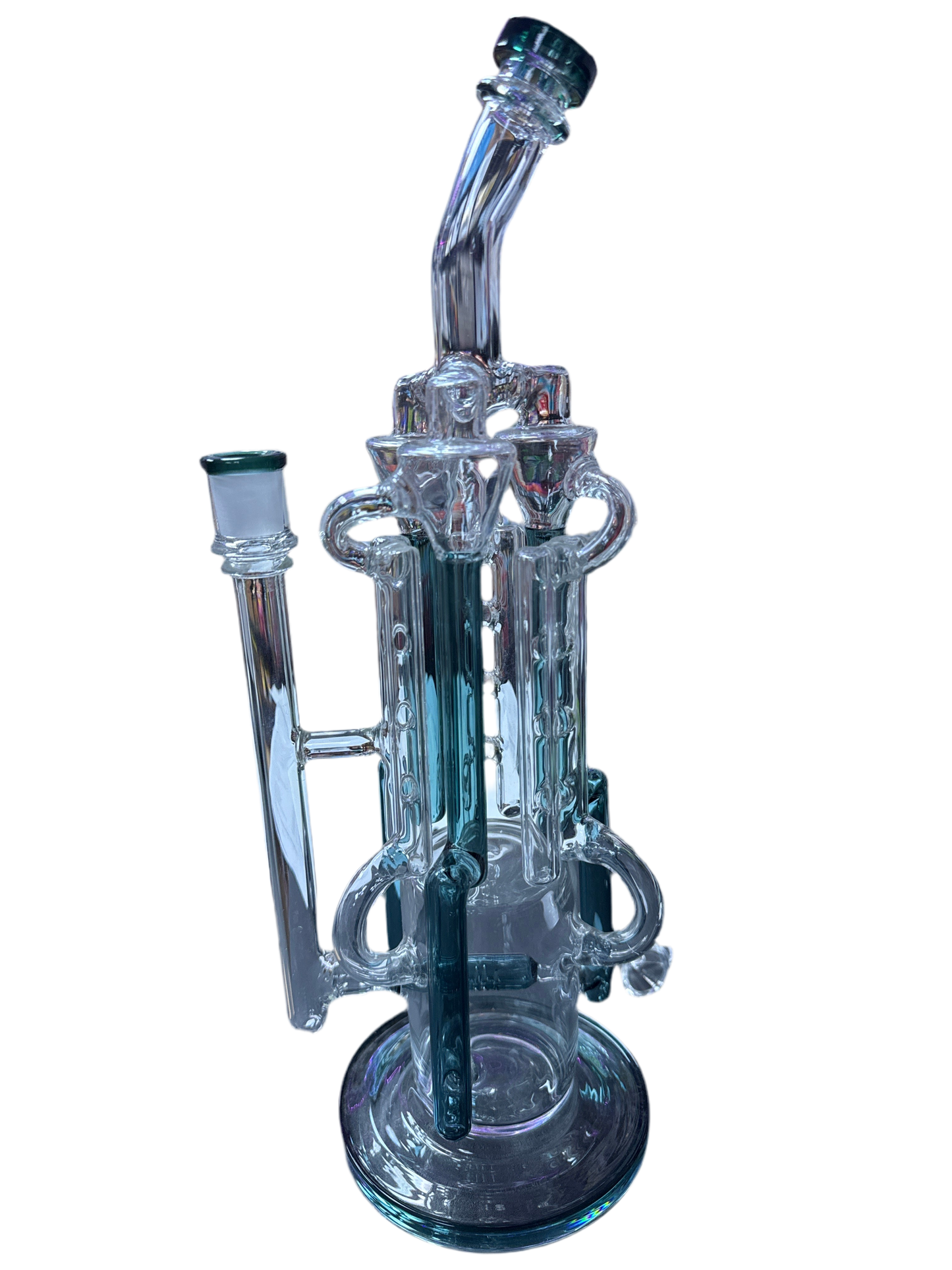 Recycler Bong Green Tint
