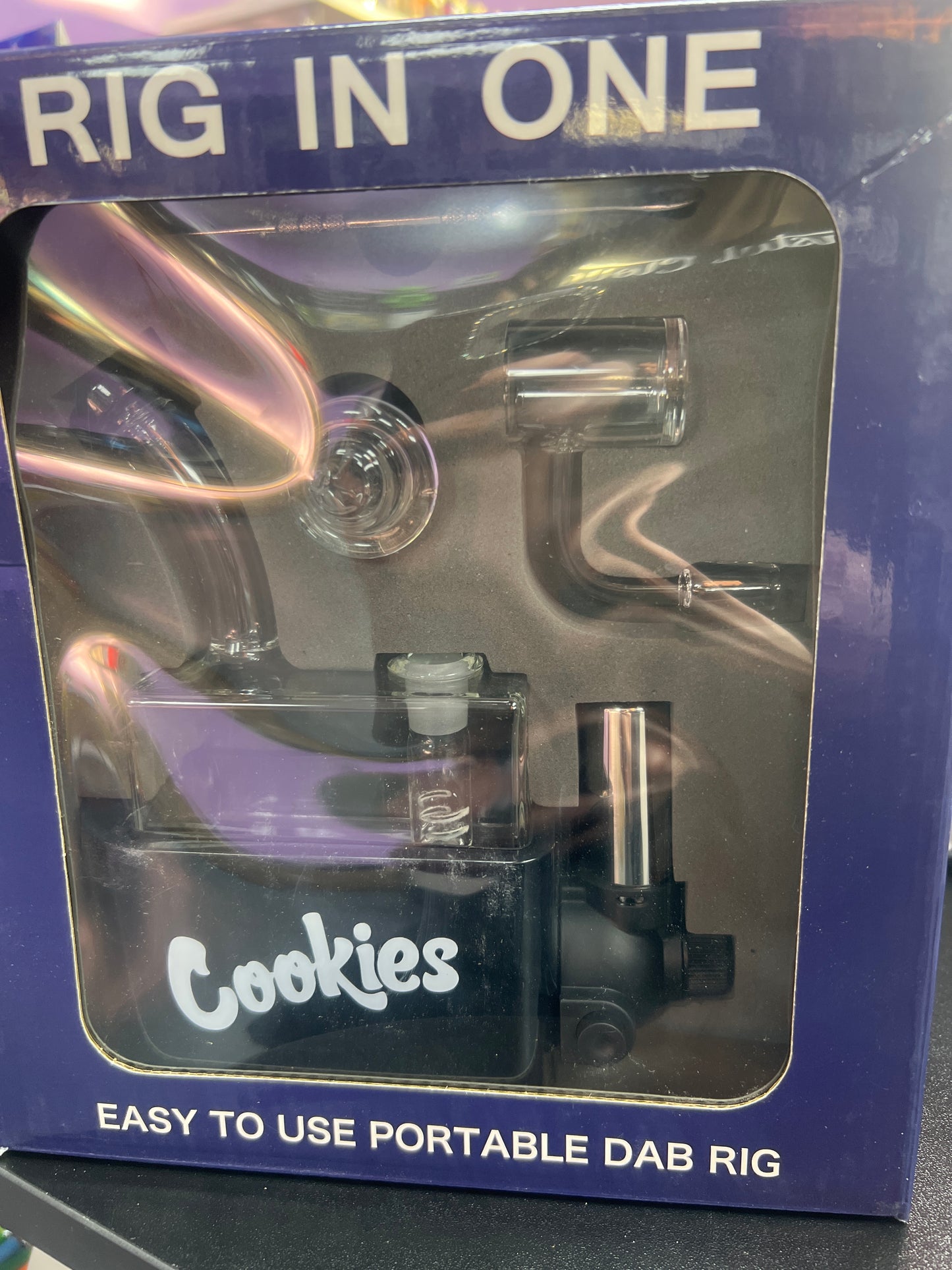 RIG IN ONE - Portable dab rig - Cookies Black