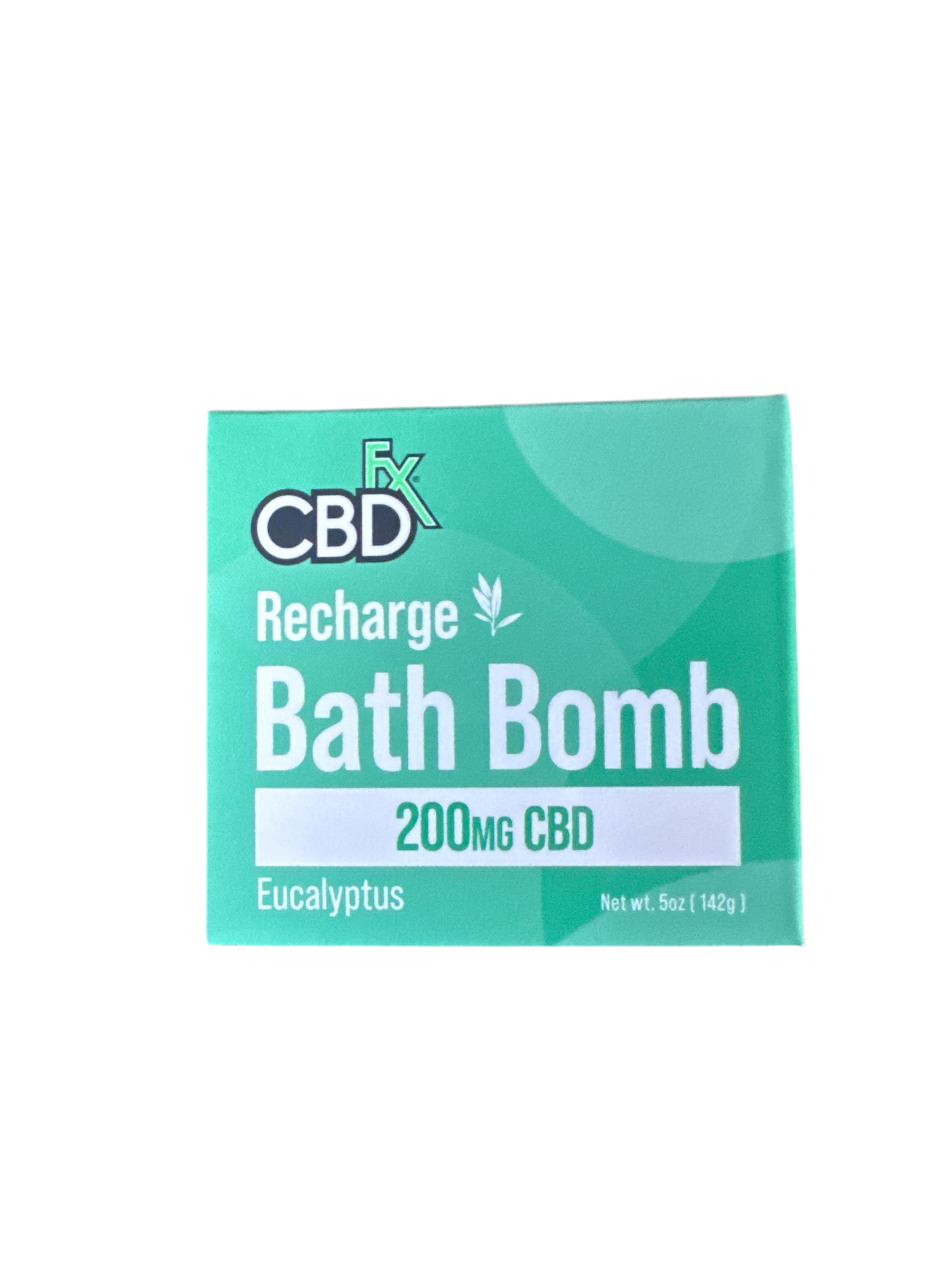 CBDFX - Recharge Bathbomb - 200mg CBD - Eucalyptus