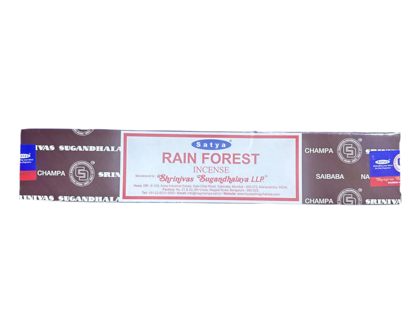 Satya Incense Pack - Rain Forest
