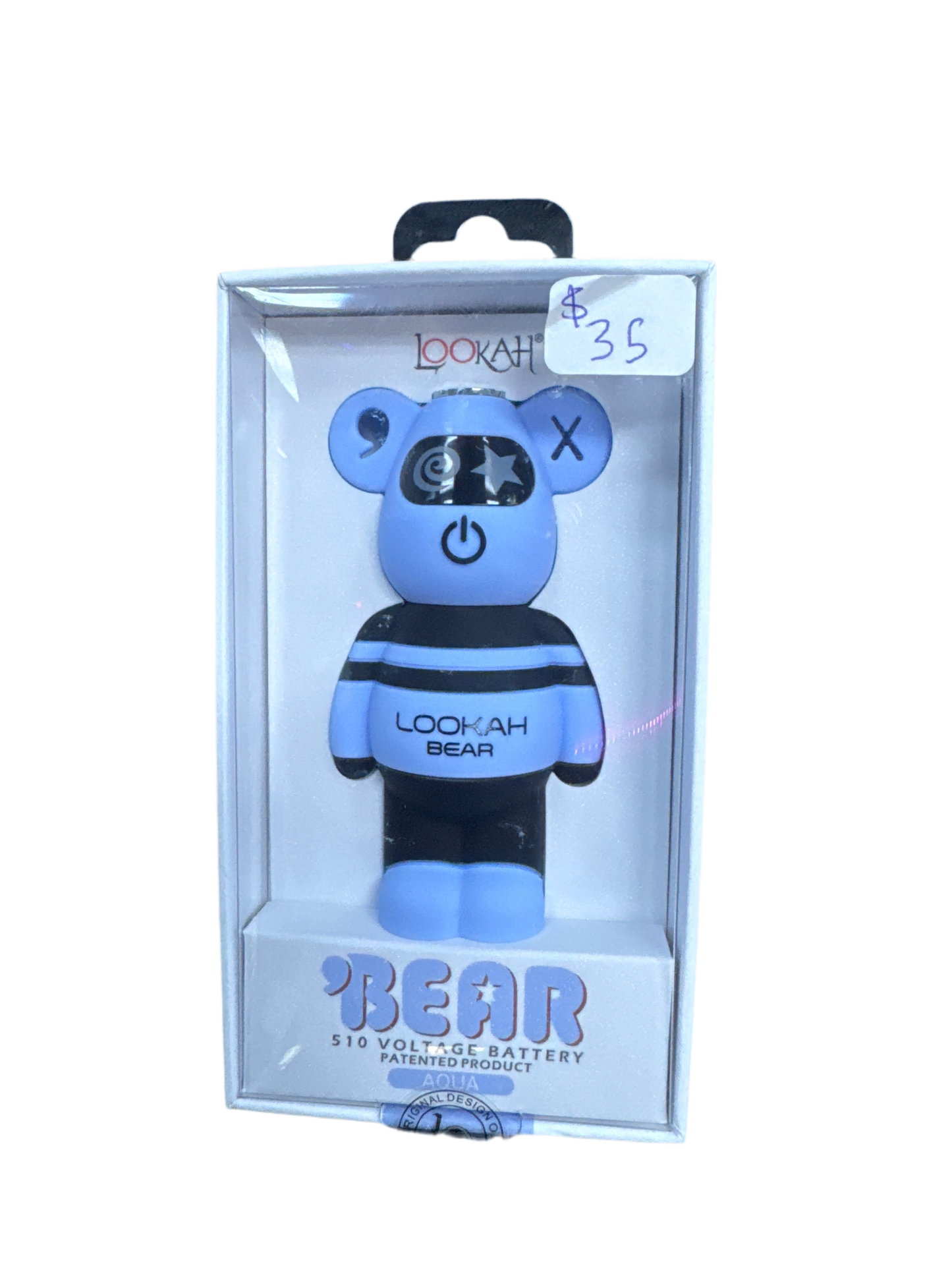 Lookah Bear 510 Thread Voltage Battery - Aqua