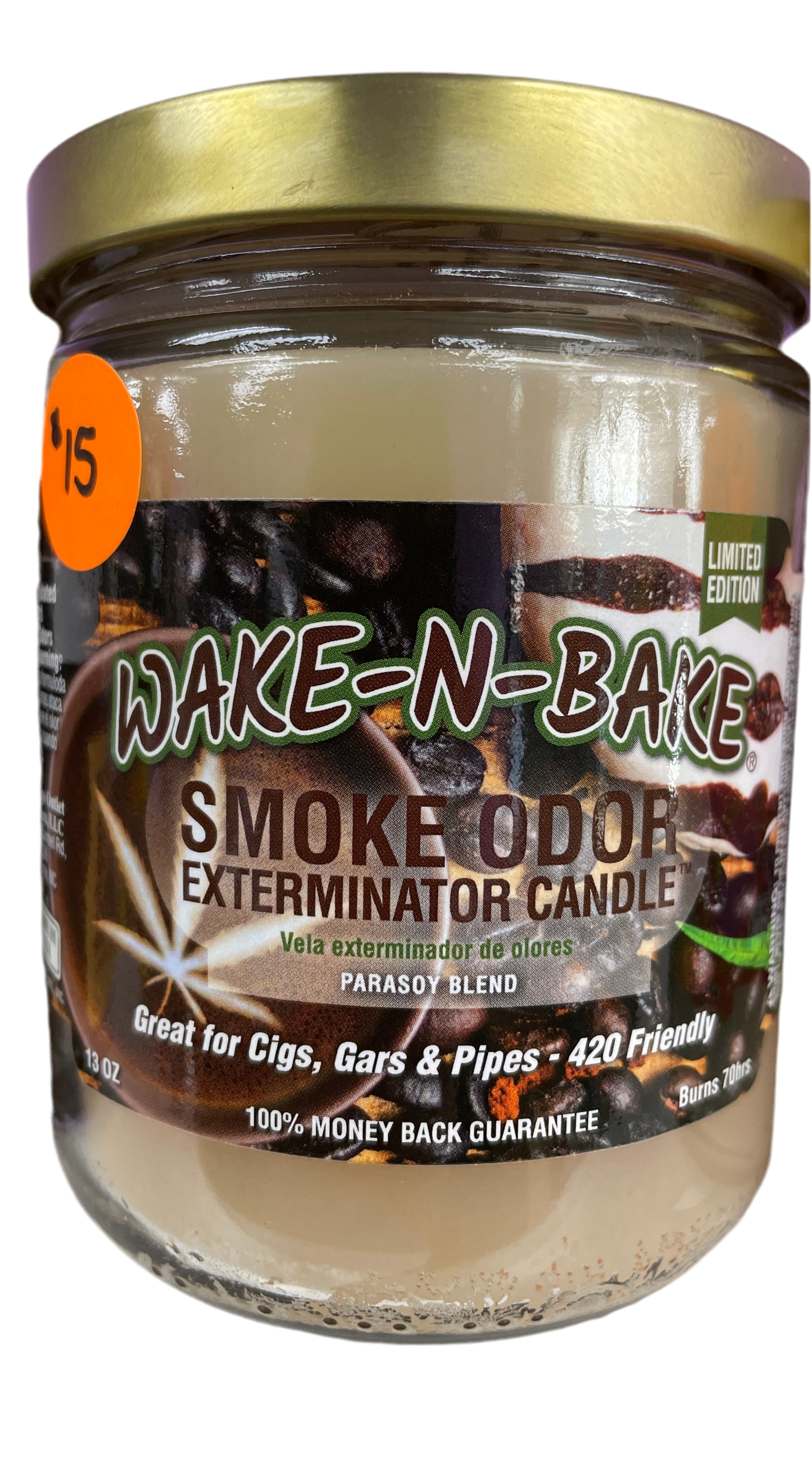 Smoke Odor Exterminator Candle 13oz - Wake-N-Bake Coffee Bean