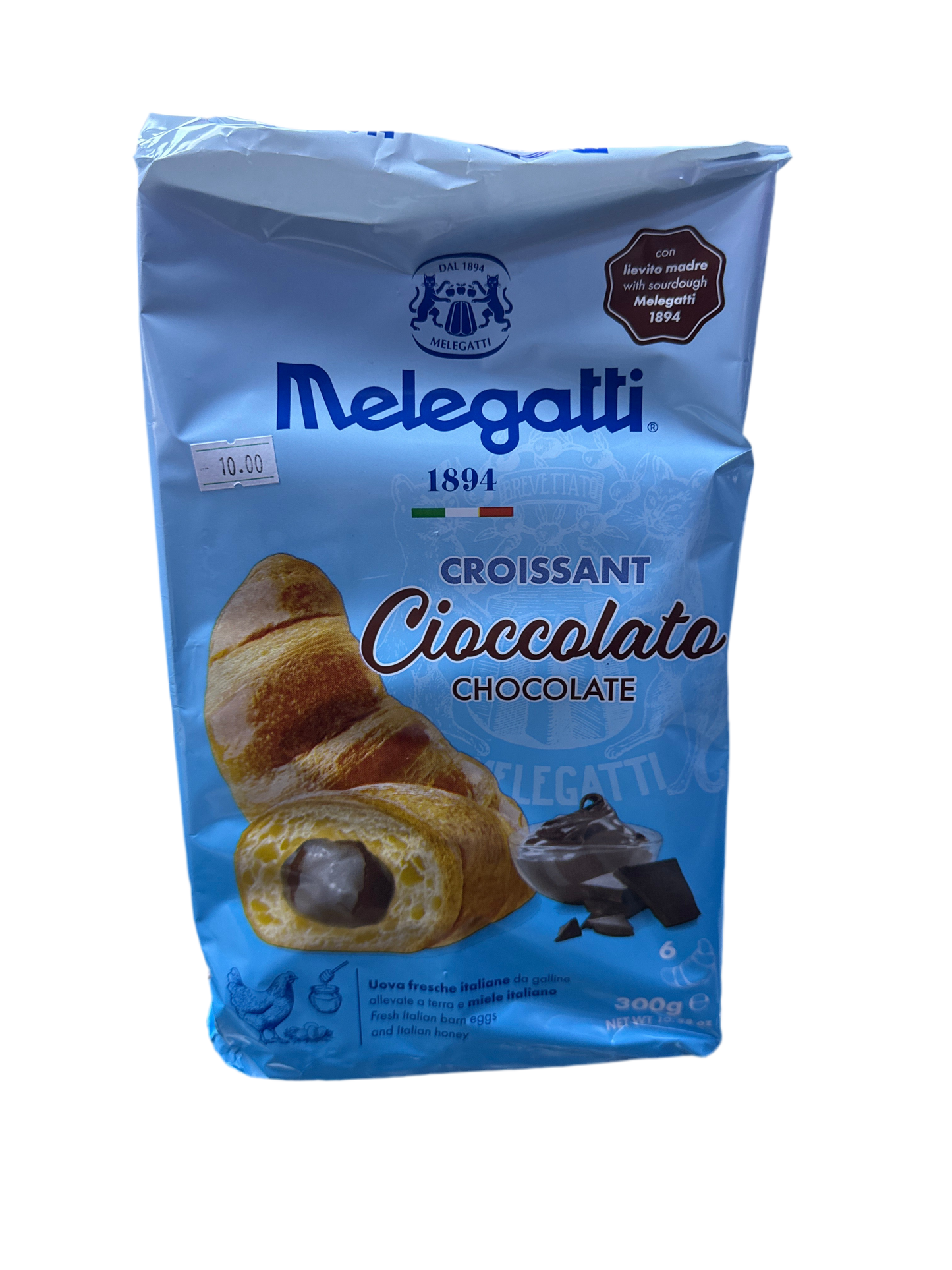 Melegatti Croissant Cioccolato (Chocolate, 6pk)