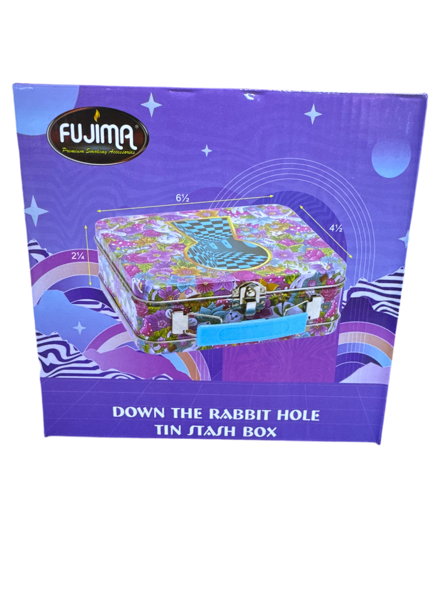 Fujima Down The Rabbit Hole Tin Stash Box