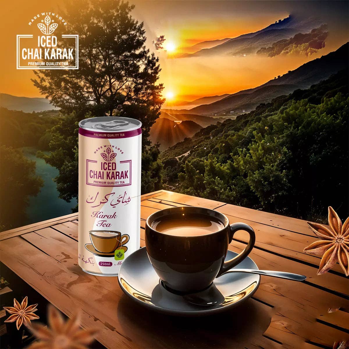 Iced Chai Karak Masala 250ml (Jordan)