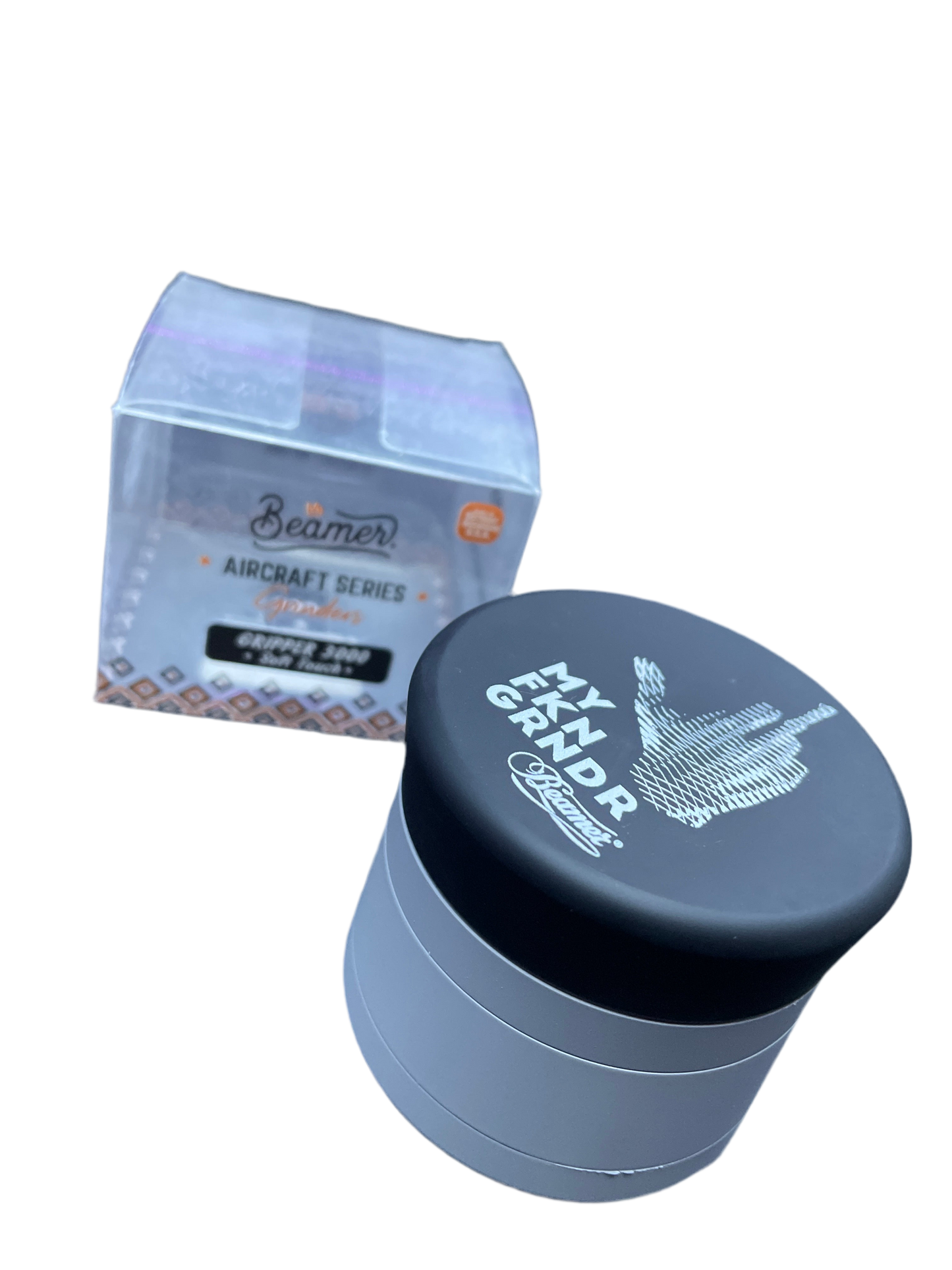 Beamer Aircraft Series Gripper 3000 Soft Touch 63mm 4 Piece Grinder - My Fkn Grinder