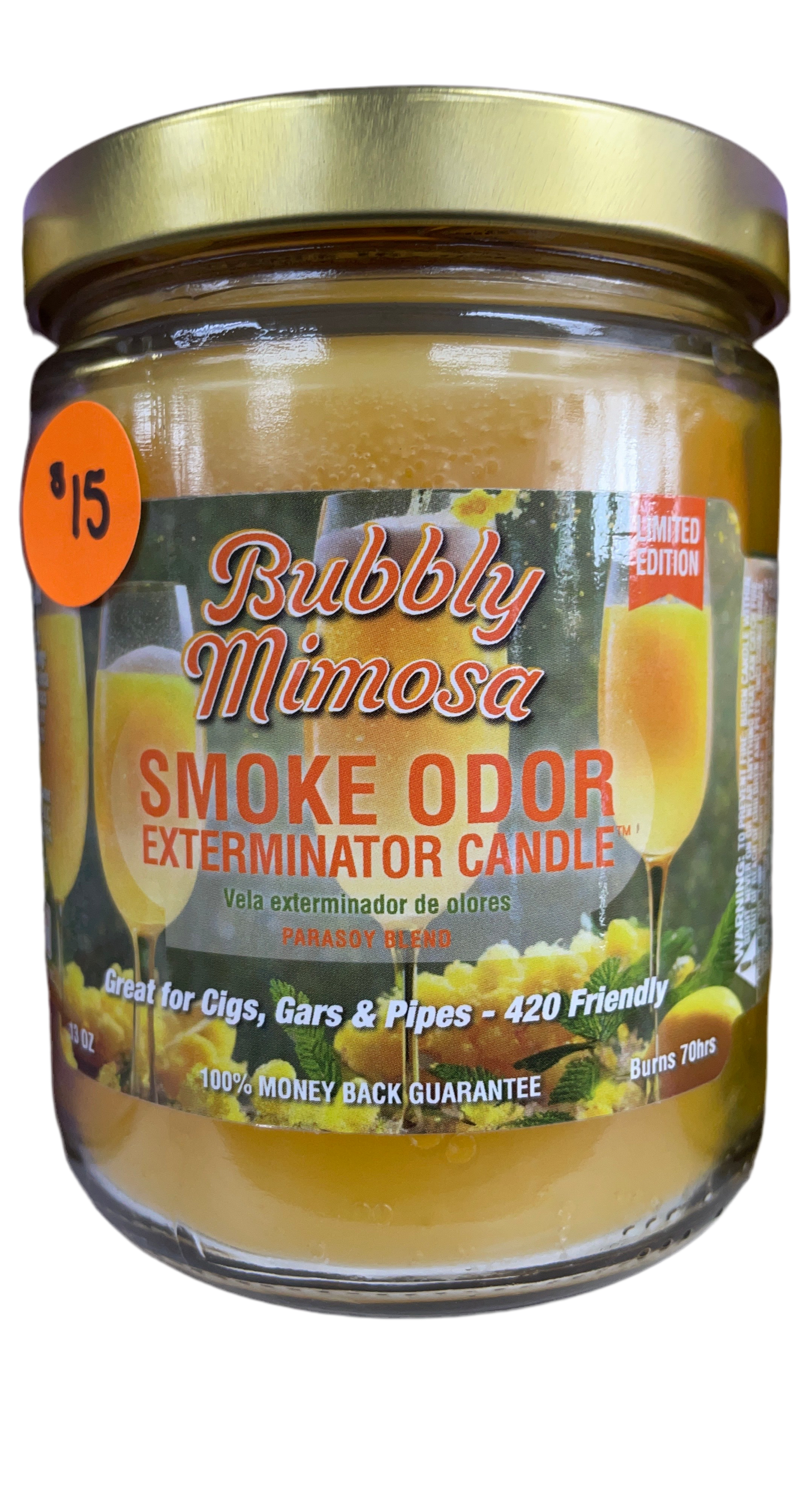 Smoke Odor Exterminator Candle 13oz - Bubbly Mimosa