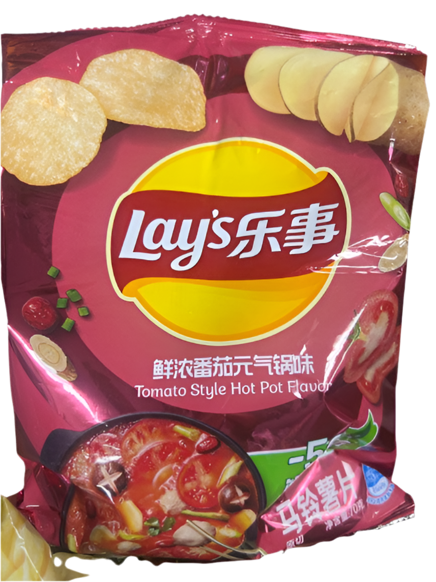 Lays - Tomato Style Hot Pot Flavor - China Import