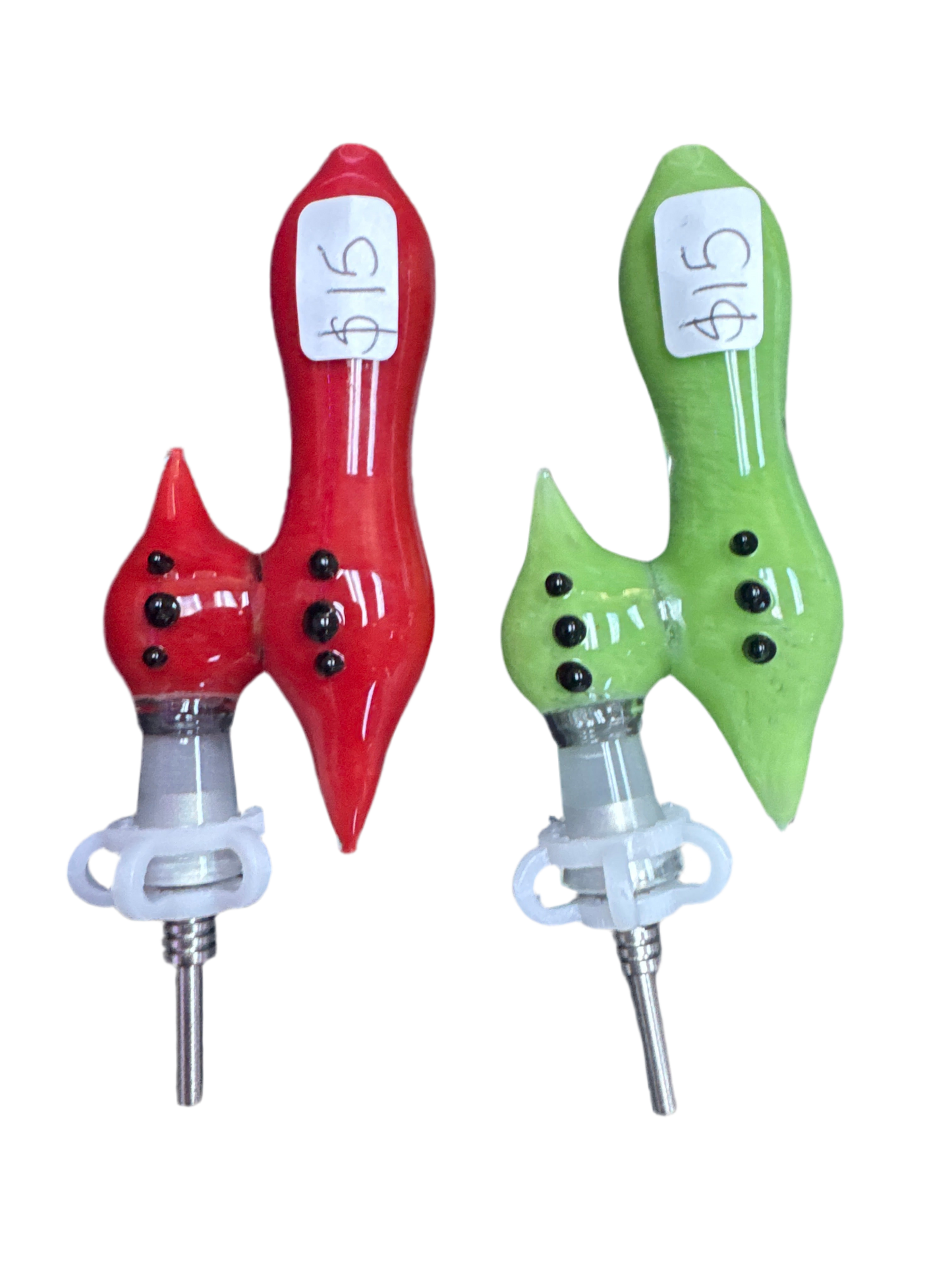 Glass Spike Nectar Collector With Titanium Nail