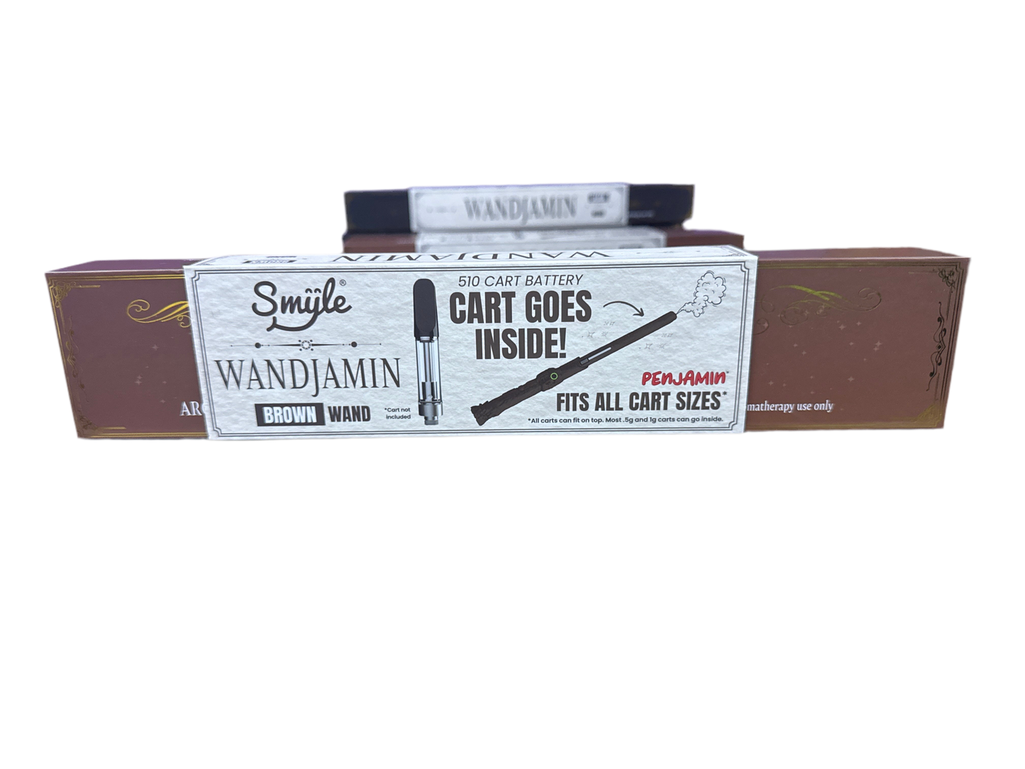 Wandjamin Brown Wand 510 thread concealed cart battery