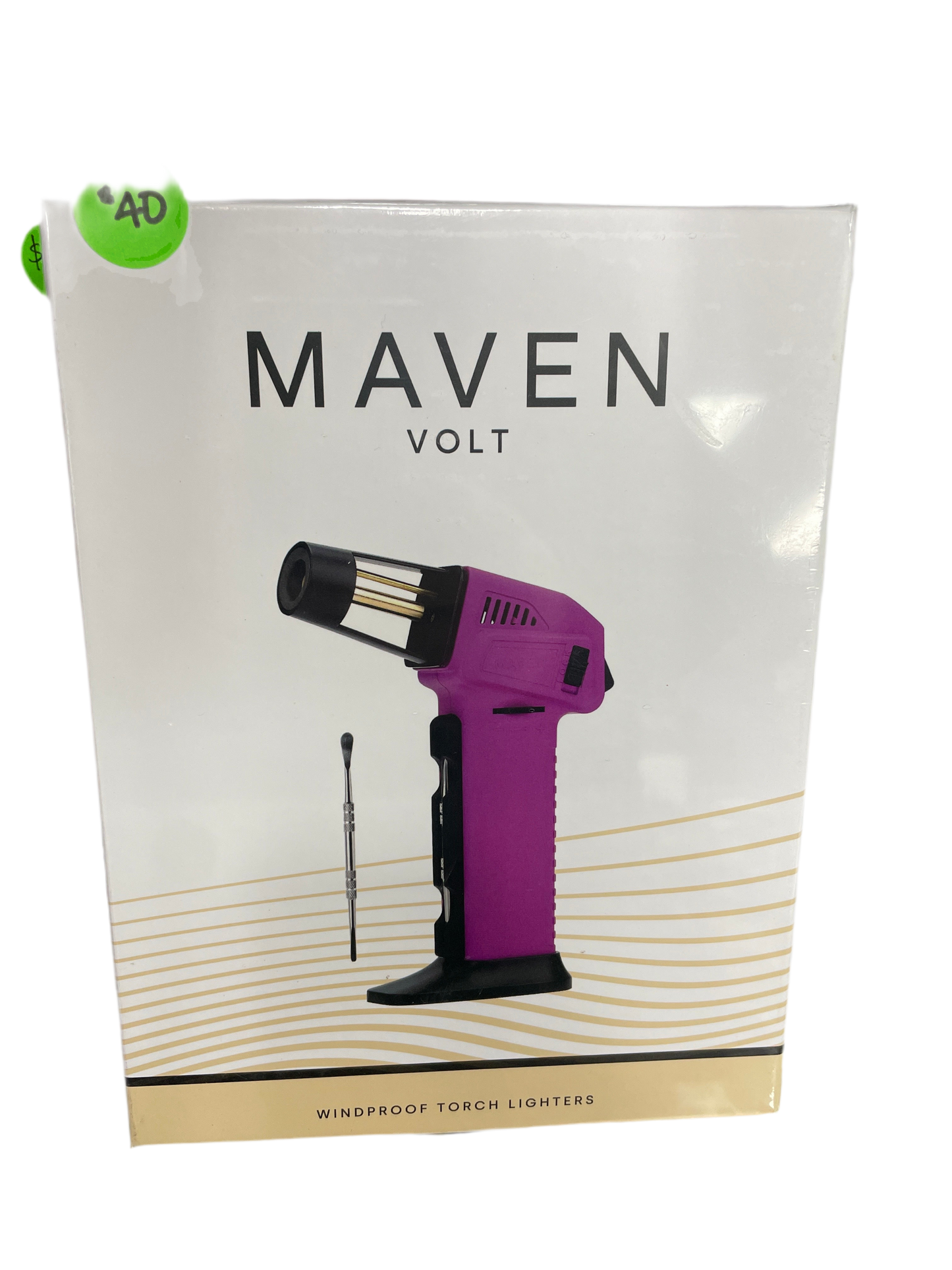 Maven Volt Windproof Butane Torch - Purple
