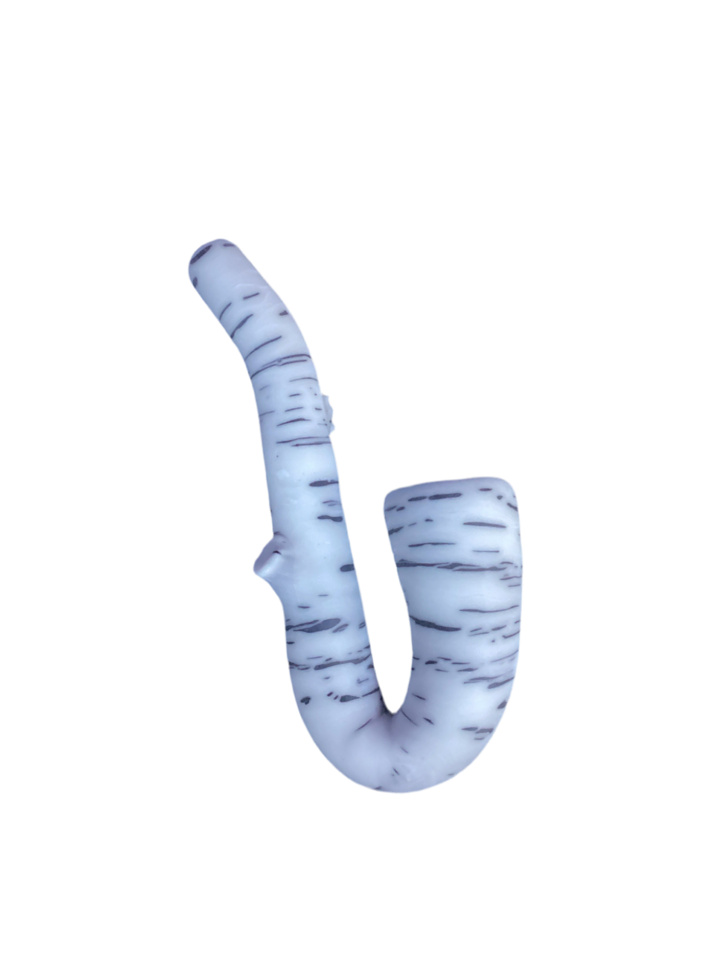 Local Blown Old Aspen Forest Glass Sherlock Pipe