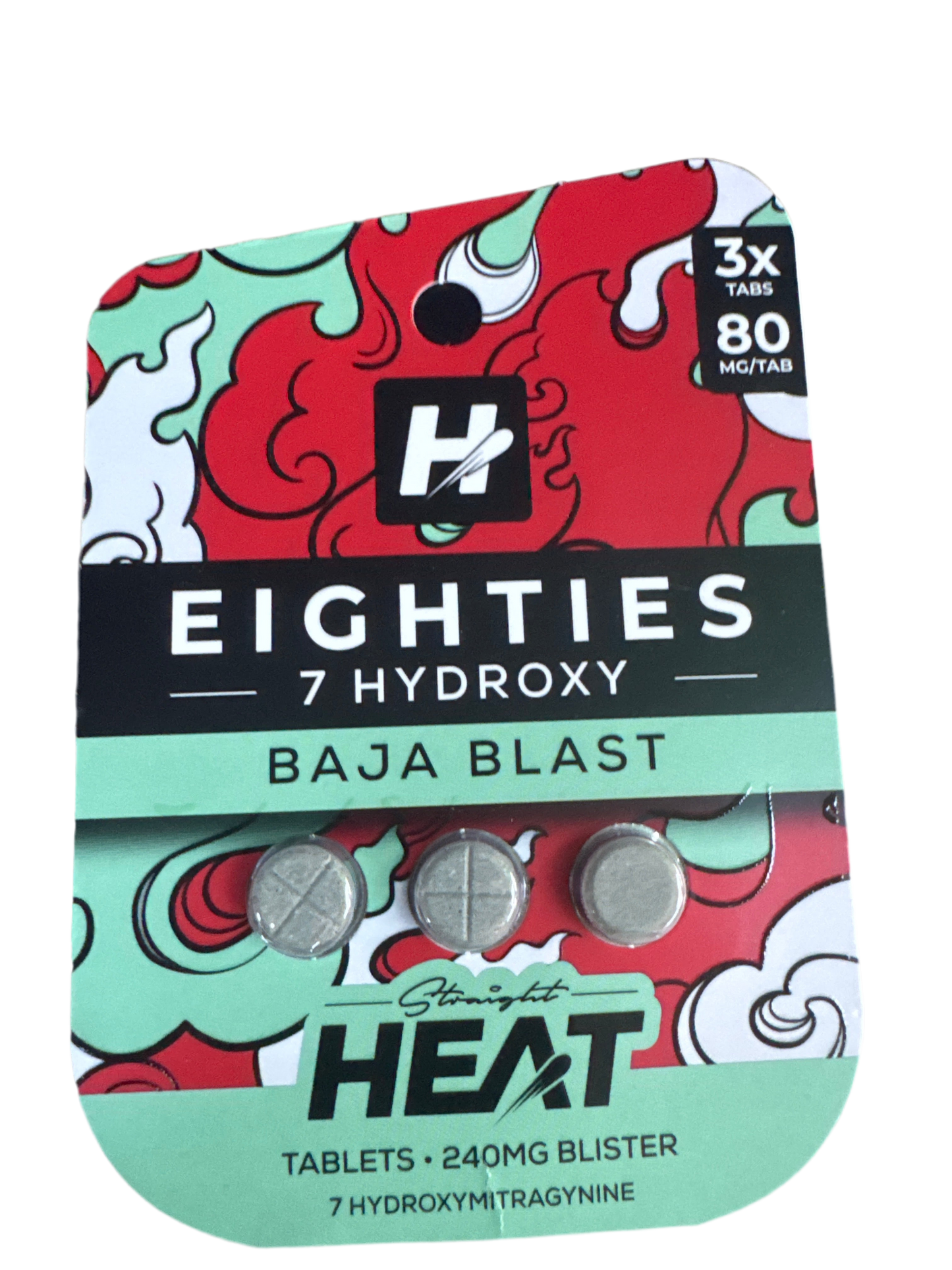 Eighties - 7-Hydroxy - Baja Blast - 80mg Tabs