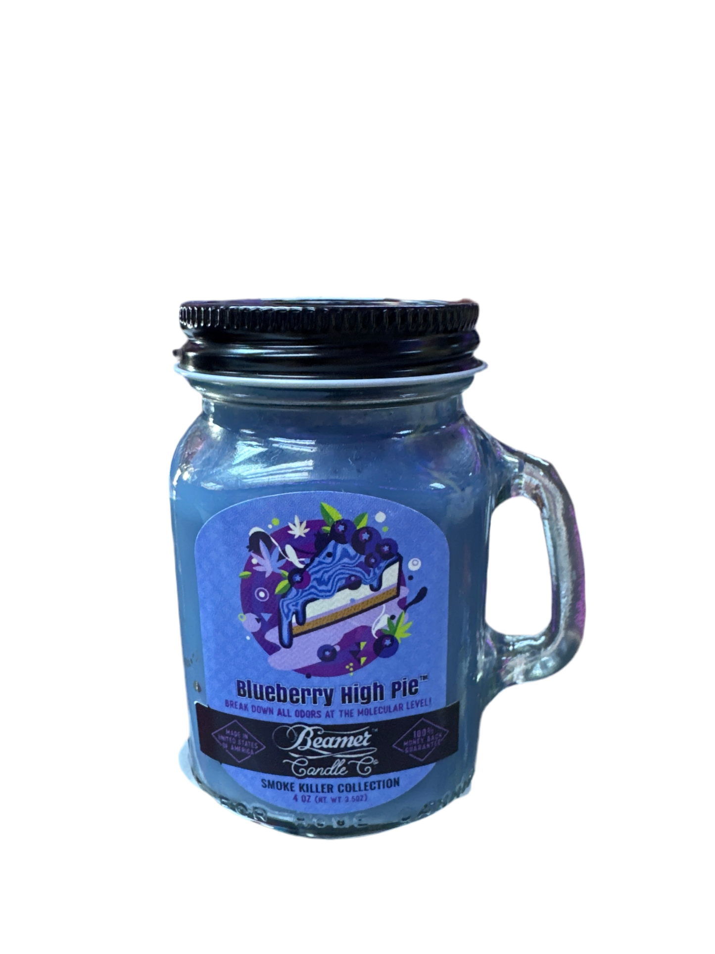 Beamer Candle 4oz (Blueberry High Pie