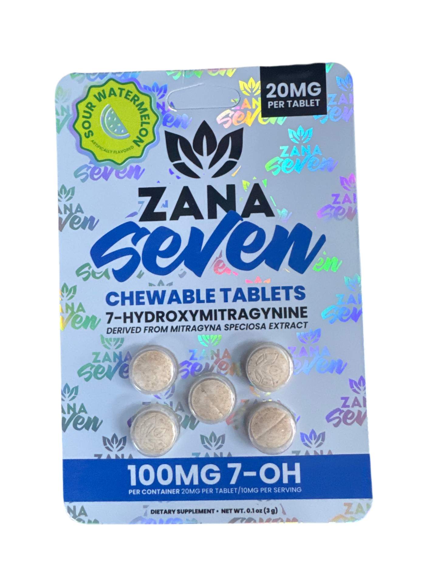 Zana Seven - 7-Hydro - 100mg - Sour Watermelon