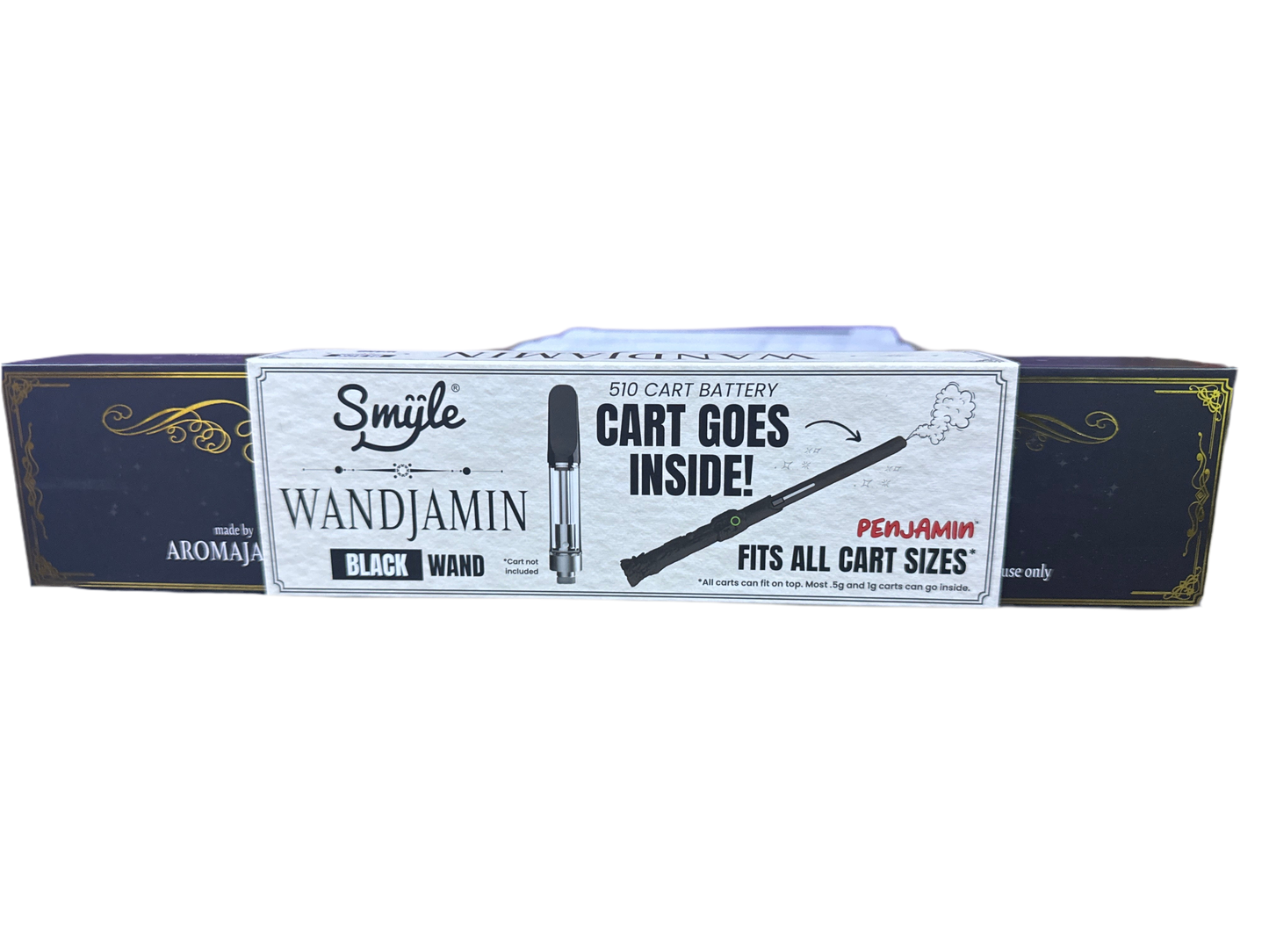 Wandjamin Black Wand 510 thread concealed battery