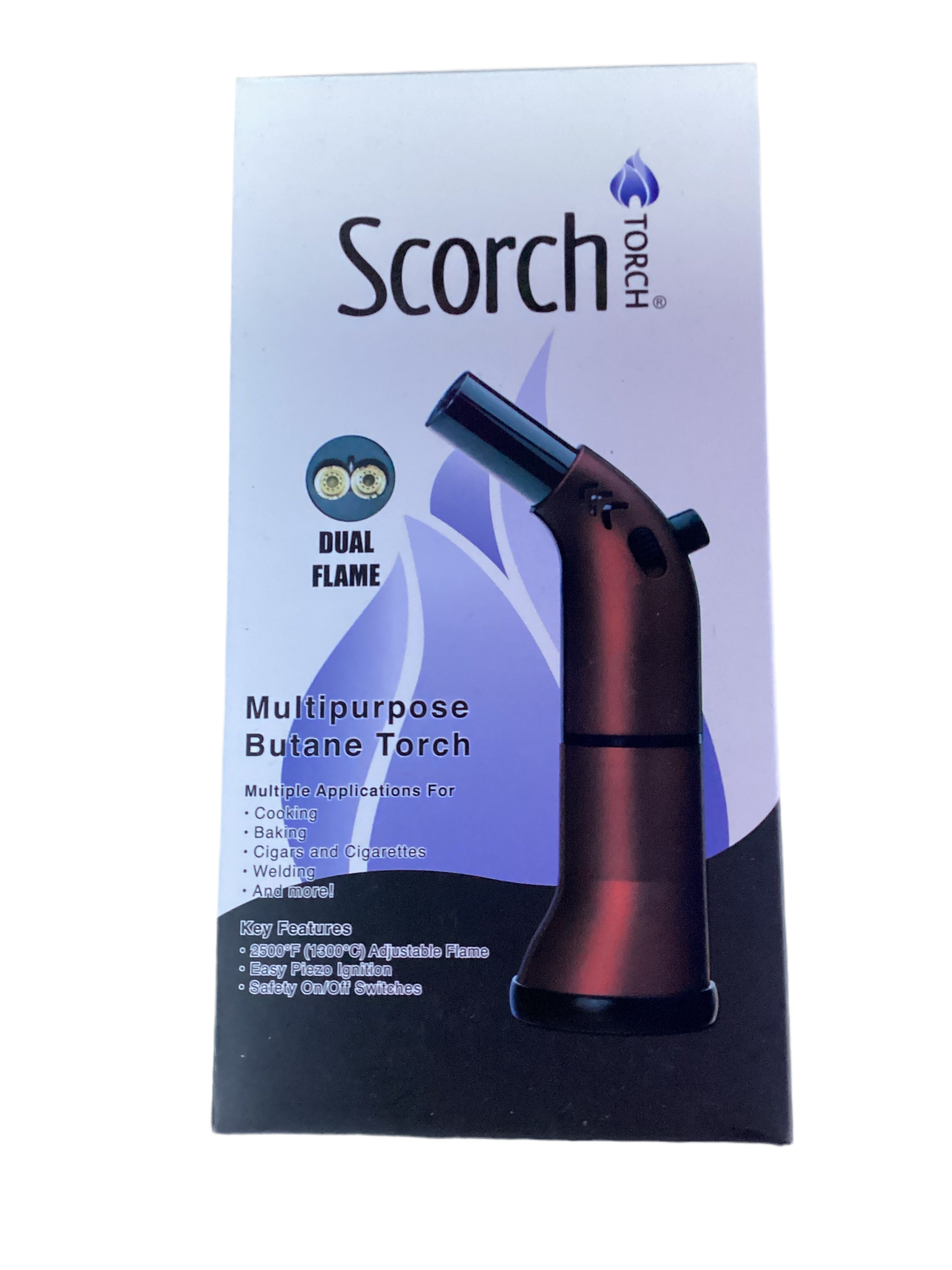 Scorch Torch Multipurpose Butane Torch - Dual Flame