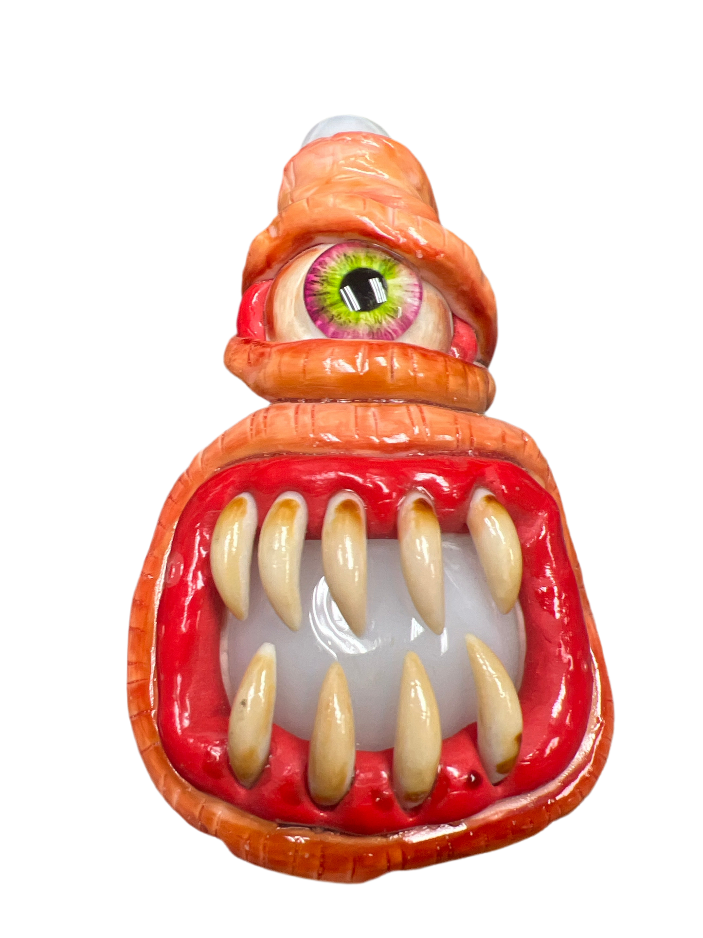 Spikey Teeth Monster Hand Pipe