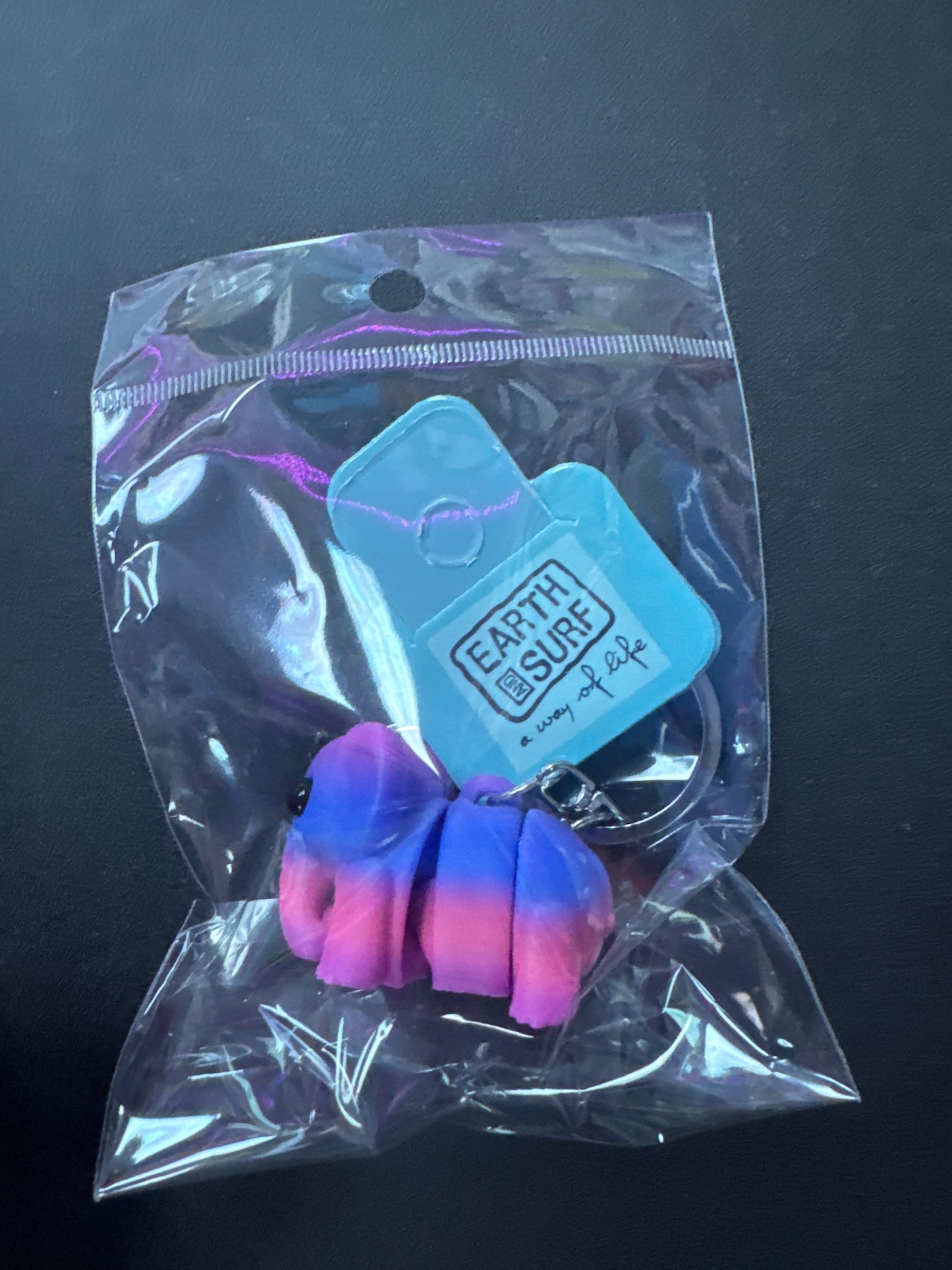 Earth Surf Elephant Keychain