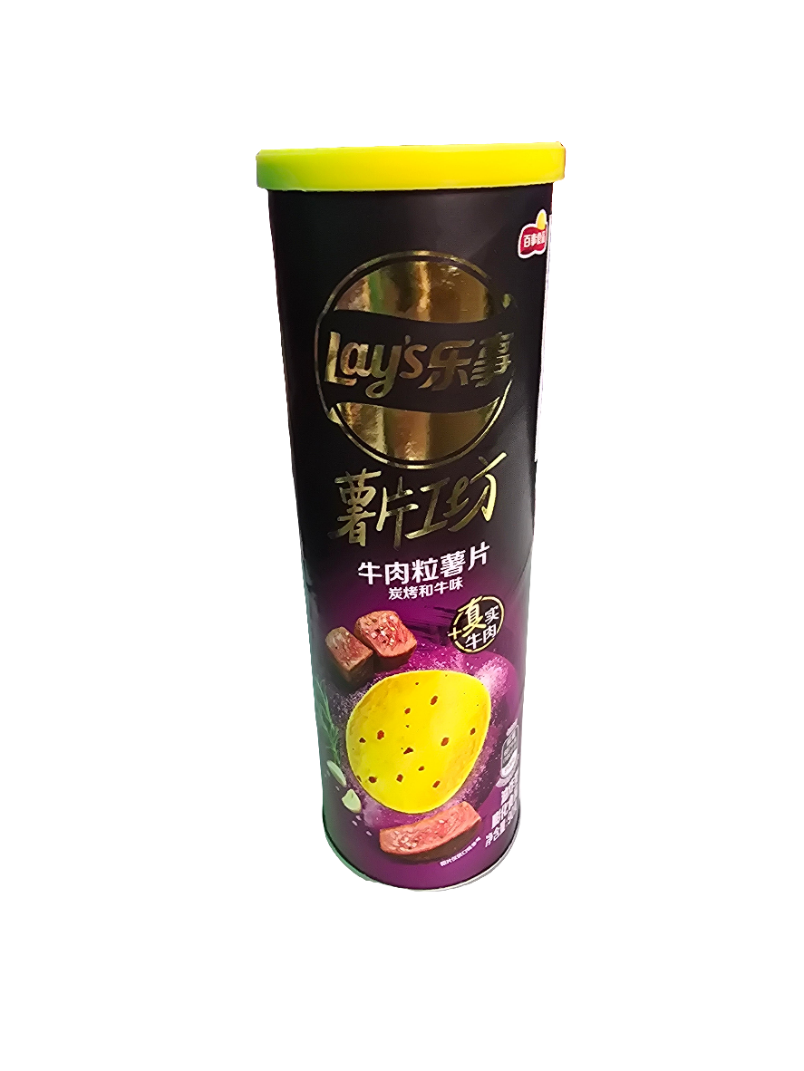 Lays Chips - Chargrilled Beef Flavor (China)