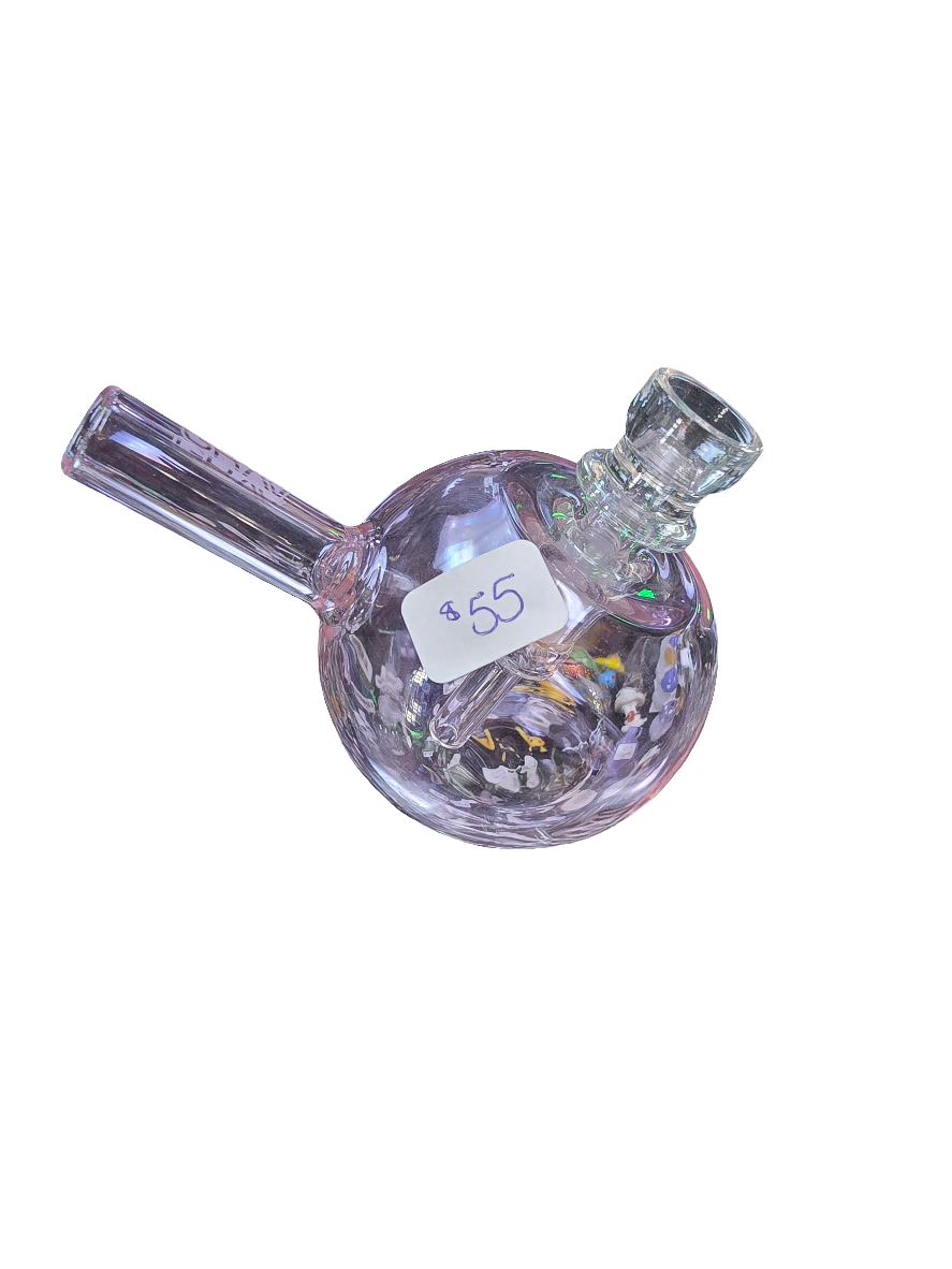 Grav Pink Spherical Pocket Bubbler