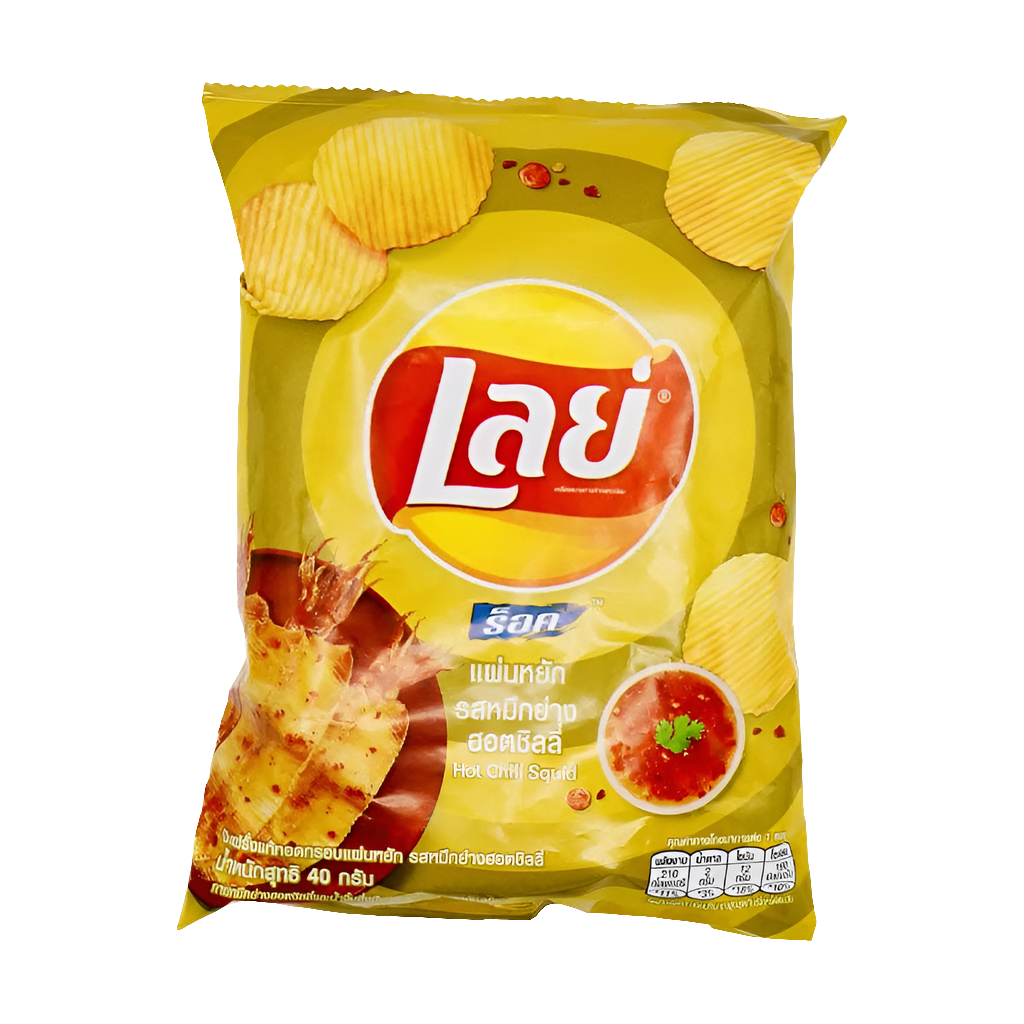 Lays Hot Chili Squid Flavor (Thailand)