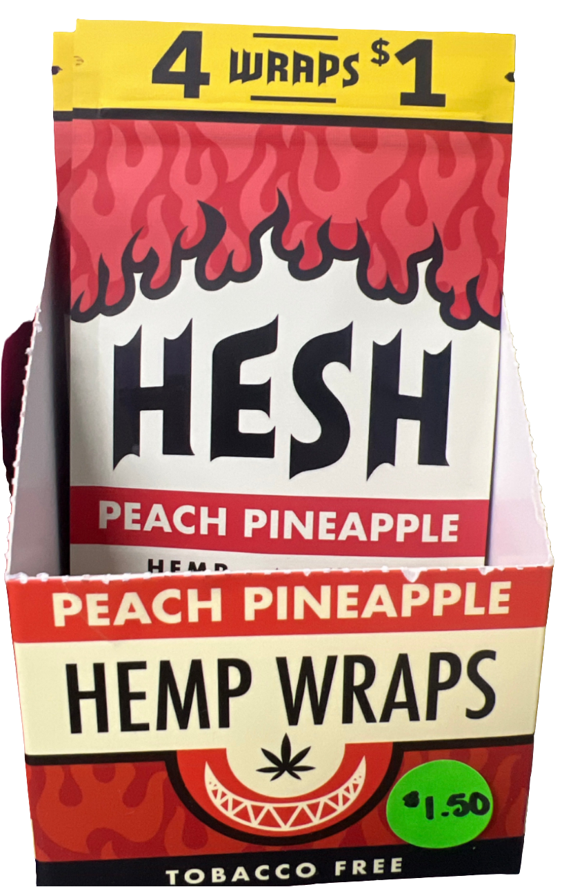 HESH Wraps - Peach Pineapple (4 pack)