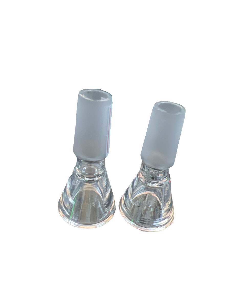 14mm clear bowl with stick handle
