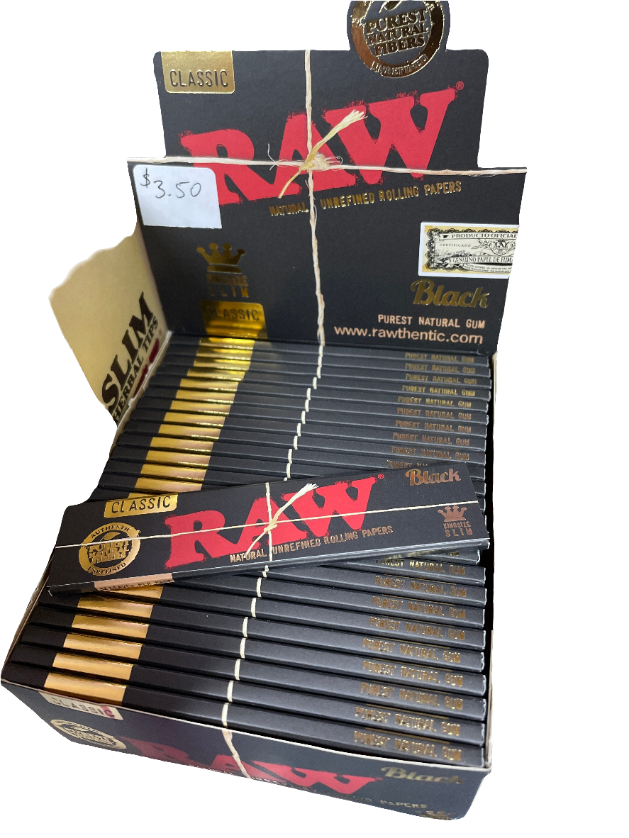 Raw Black Rolling Papers (Single Pack)