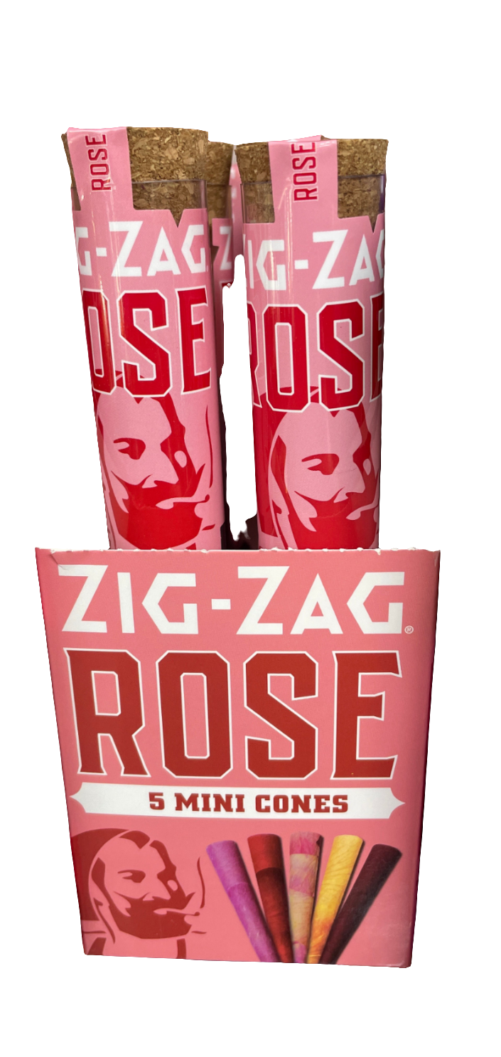 Zig Zag Rose Mini Cones (5 pack)