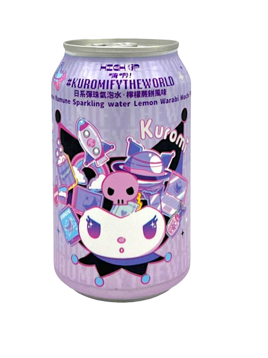 Kuromi Ramune Lemon Warabi Mochi Flavor 330ml (Japan)