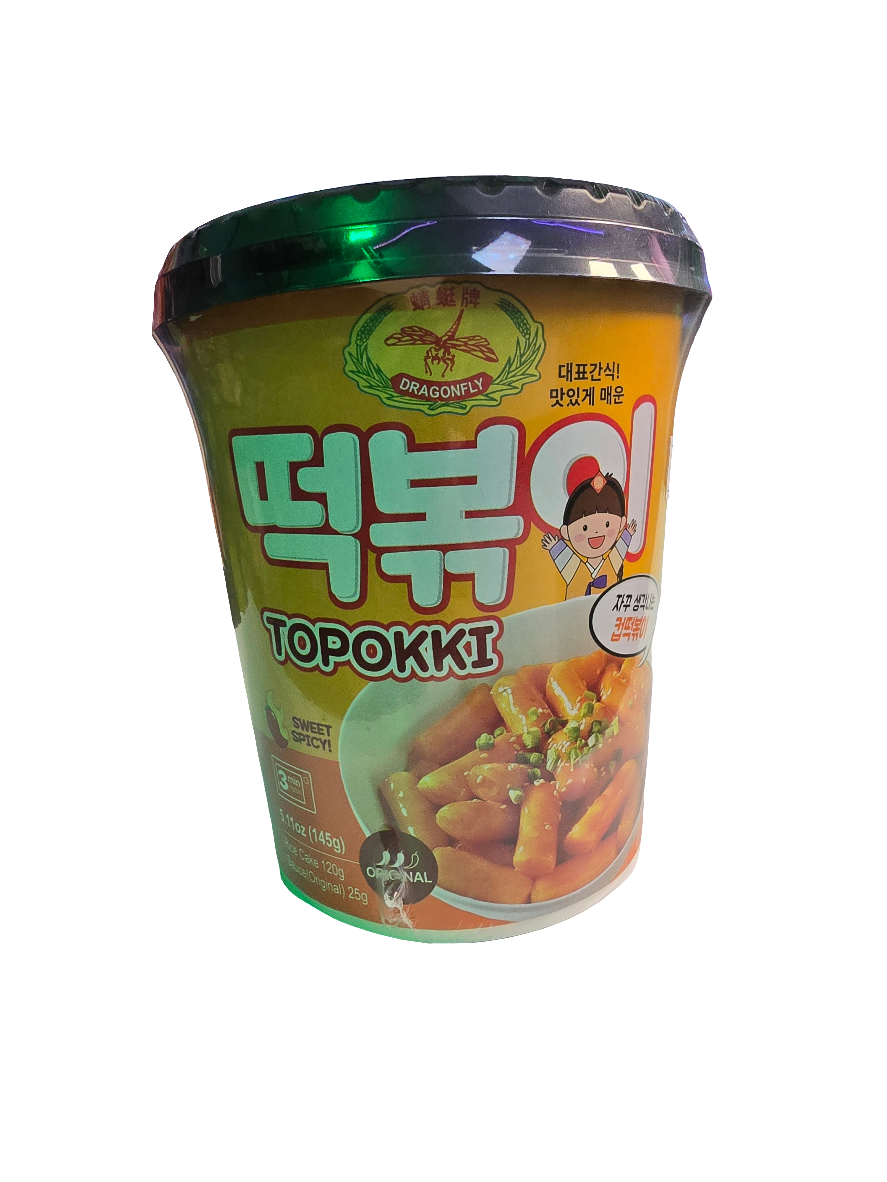Dragonfly Topokki Original Cup 145g (Korea)
