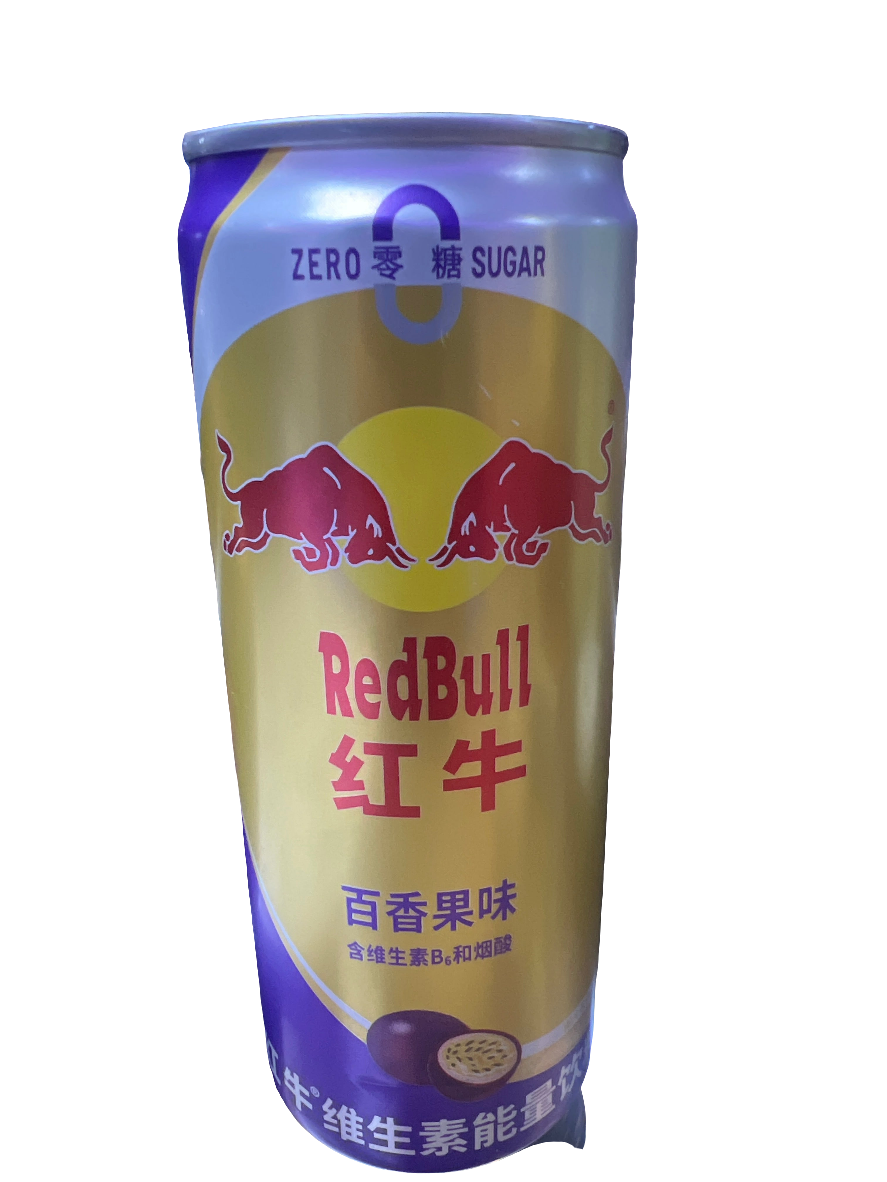 Redbull exotic import- passion fruit -china