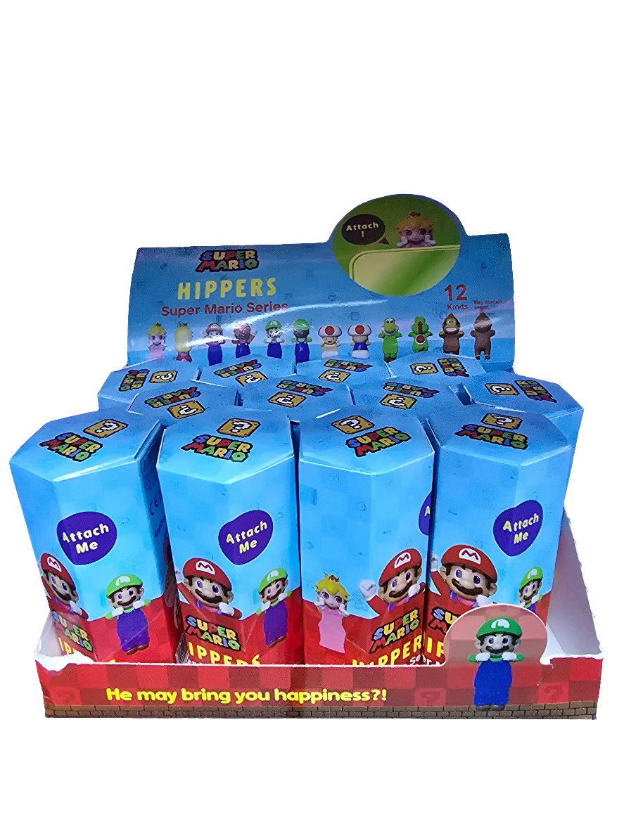 Super mario hippers - adhesive figures