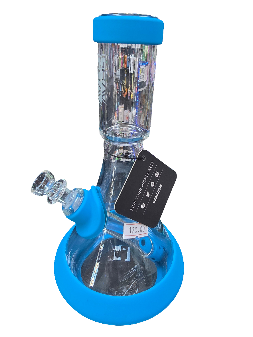 Grav Deco Beaker In Silicone Blue