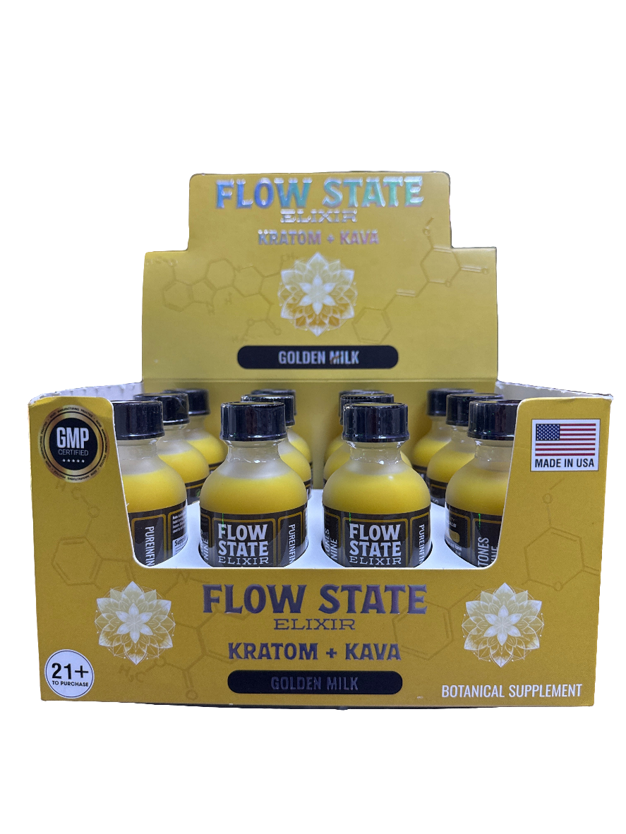 Flow State Kava+Kratom Golden Milk