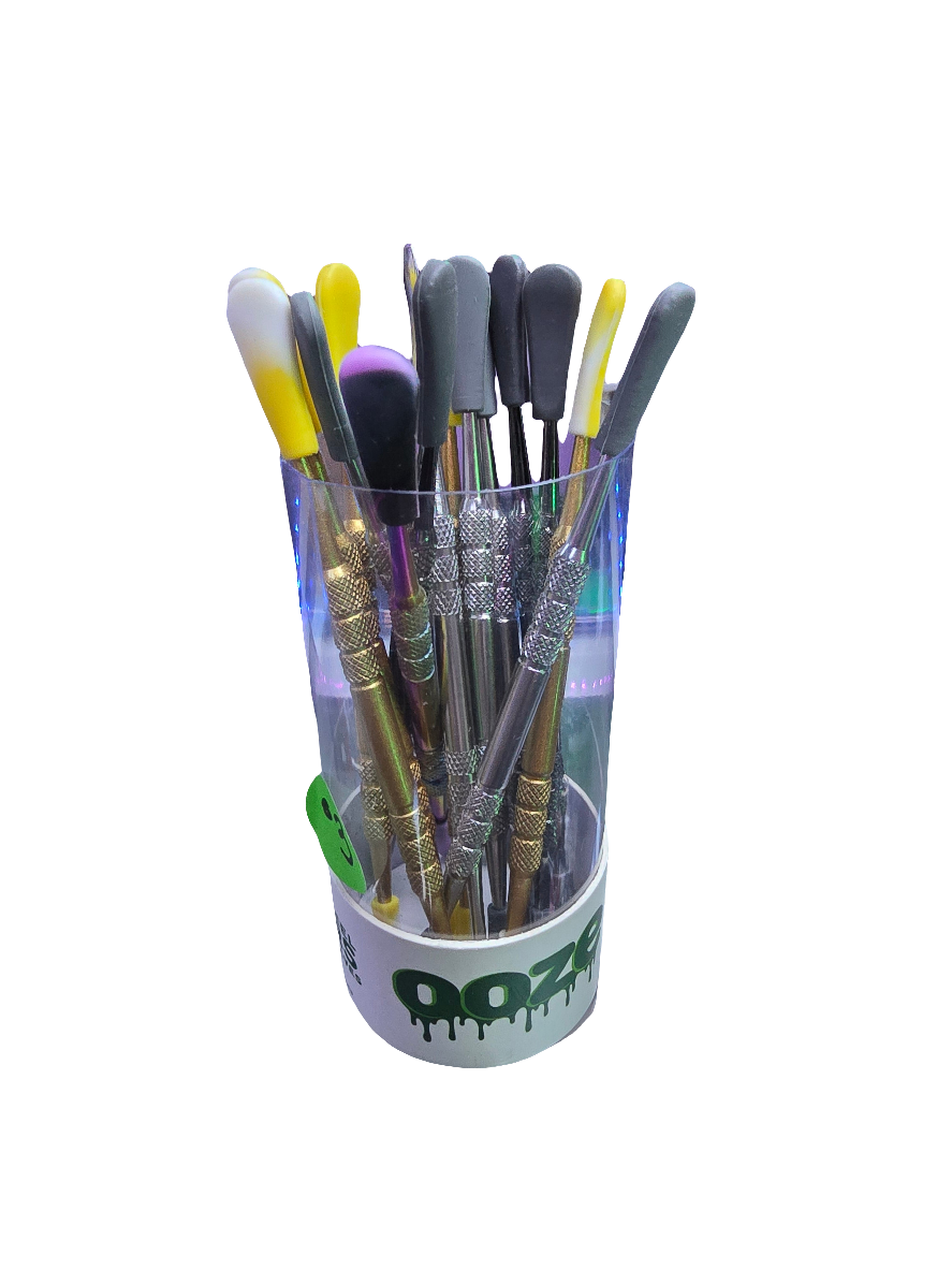 OOZE Stainless Steel Dabbers with Silicone Sleeves