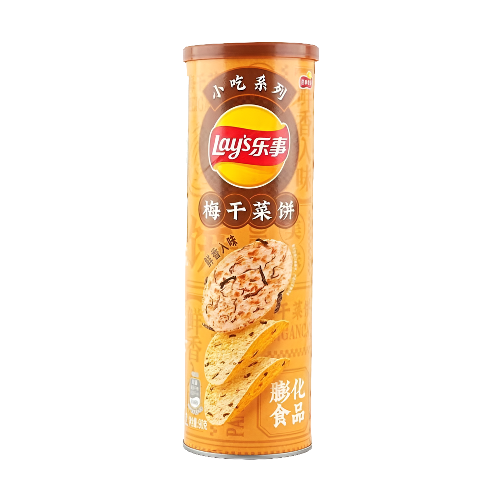 Lays Chips Umeboshi Vegetable Pancake Flavor 90g (Limited Edition)