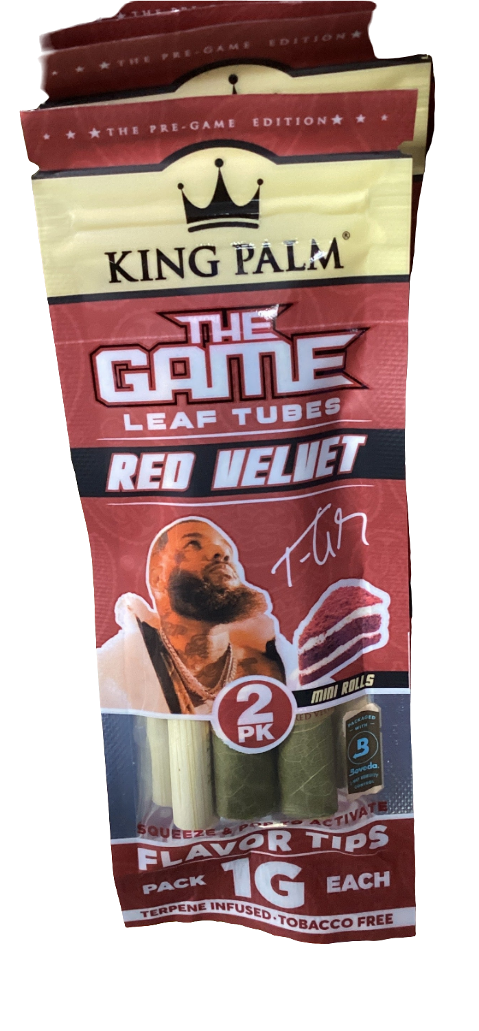 King Palm The Game Red Velvet Mini Palm Rolls (2 Pack)