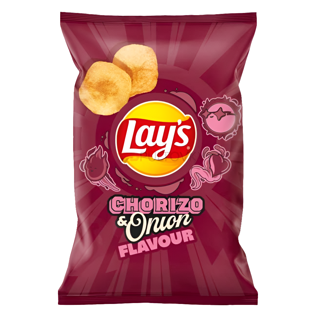 Lay's Chorizo & Onion (130g) (Canada) BIG BAG!