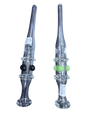 Glass Nectar Collector with Bubble Accents
