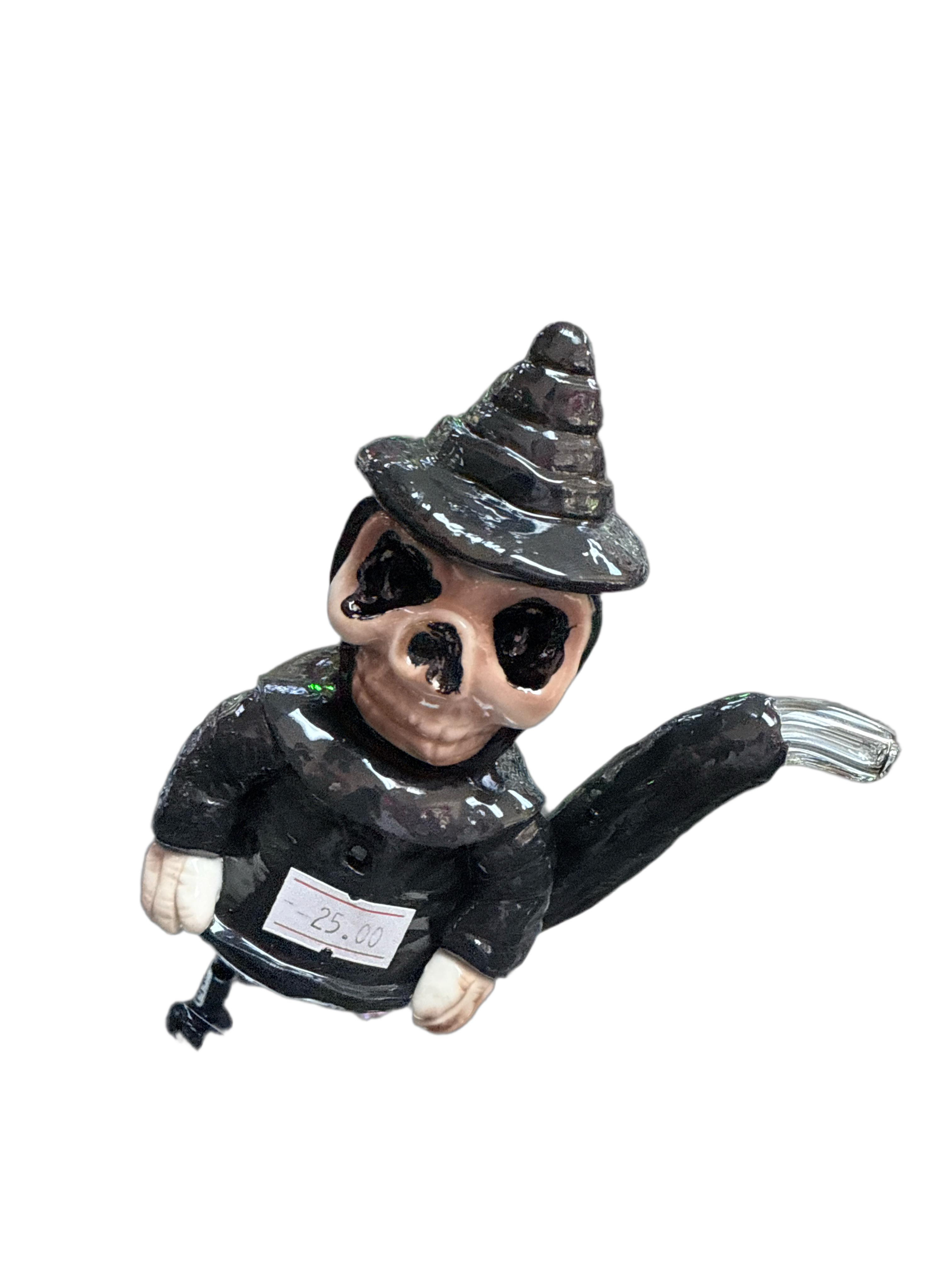 Black skeleton witch bong