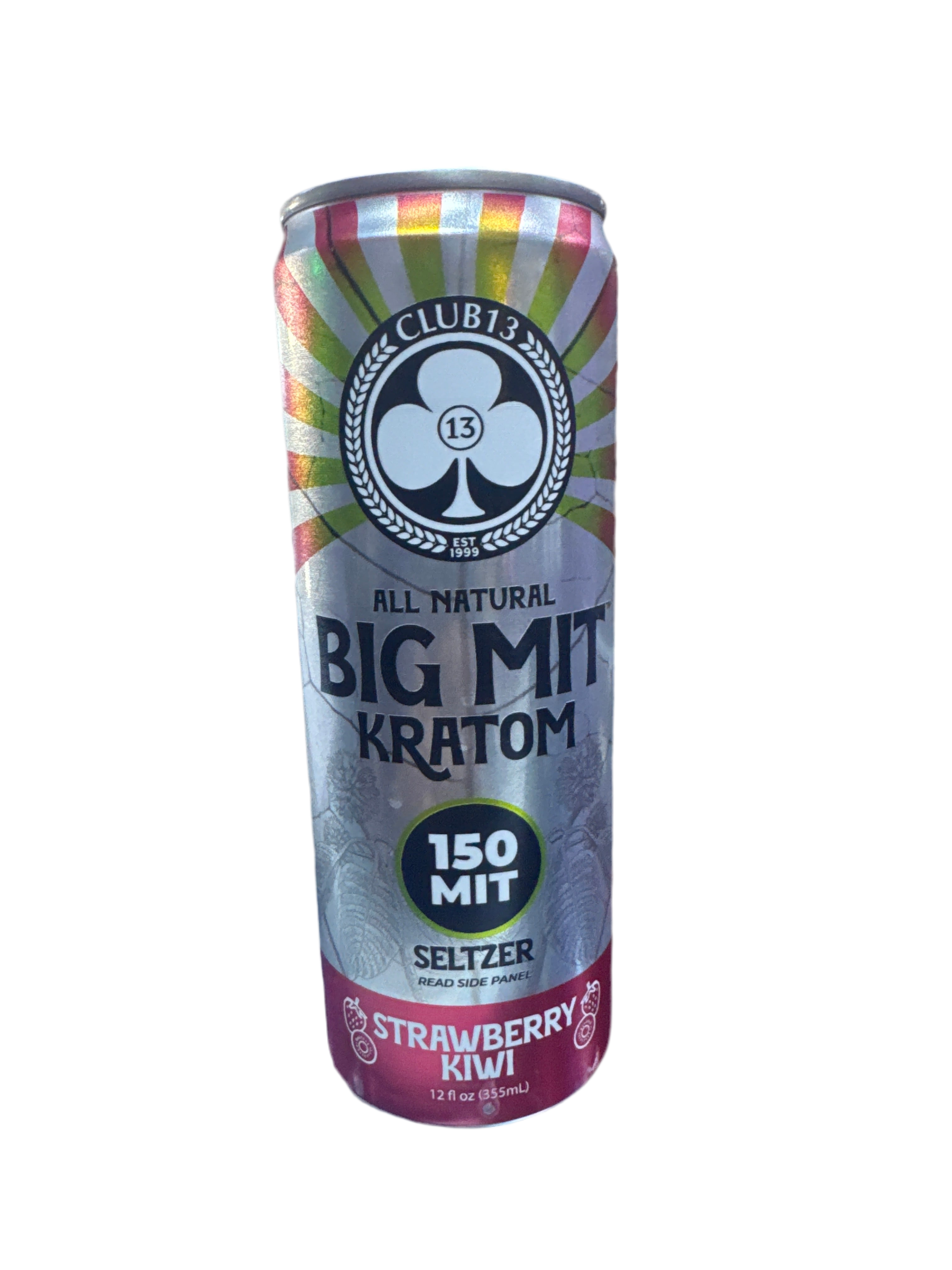 Club 13 - Kratom Seltzer - 150MIT - Strawberry Kiwi