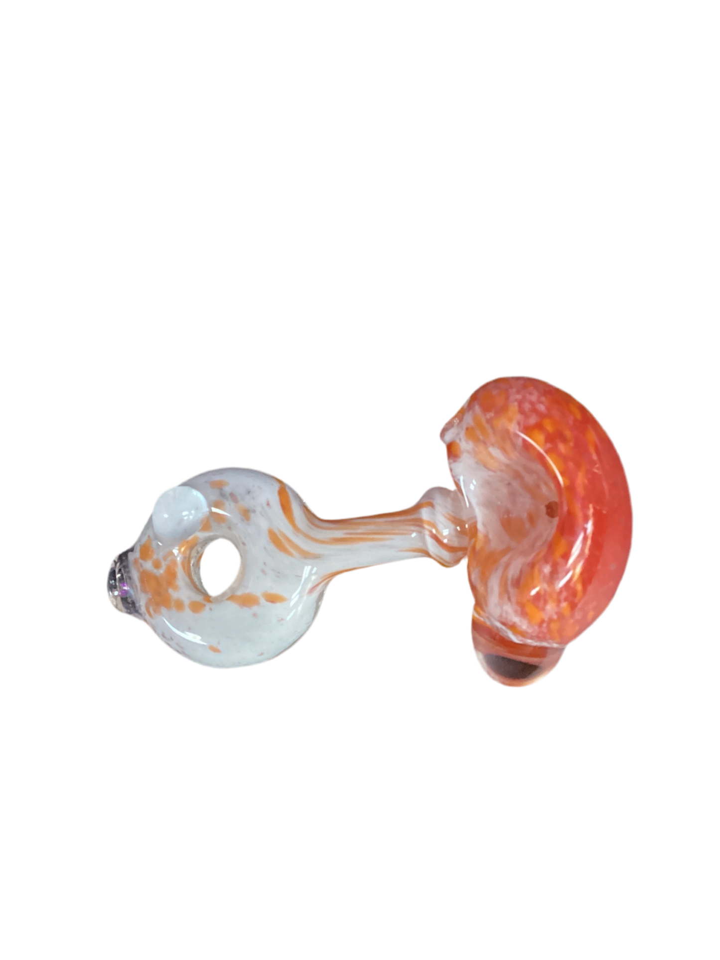 Locally Blown Handpipe - Mushroom With Loop