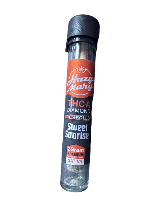 Hazy Mary Sweet Sunrise Thc-A Diamond Preroll - 2 Gram