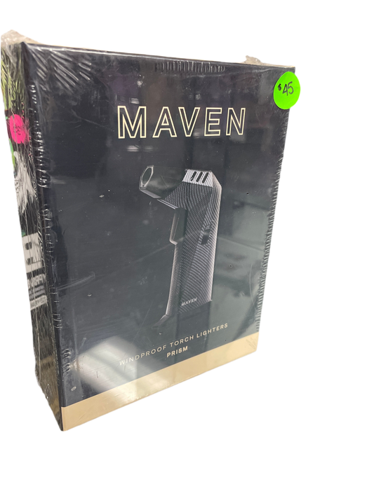 Maven Prism Windproof Butane Torch - Black