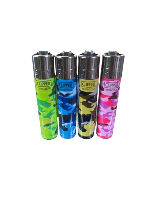 Clipper Refillable Butane Lighter - Camo Series
