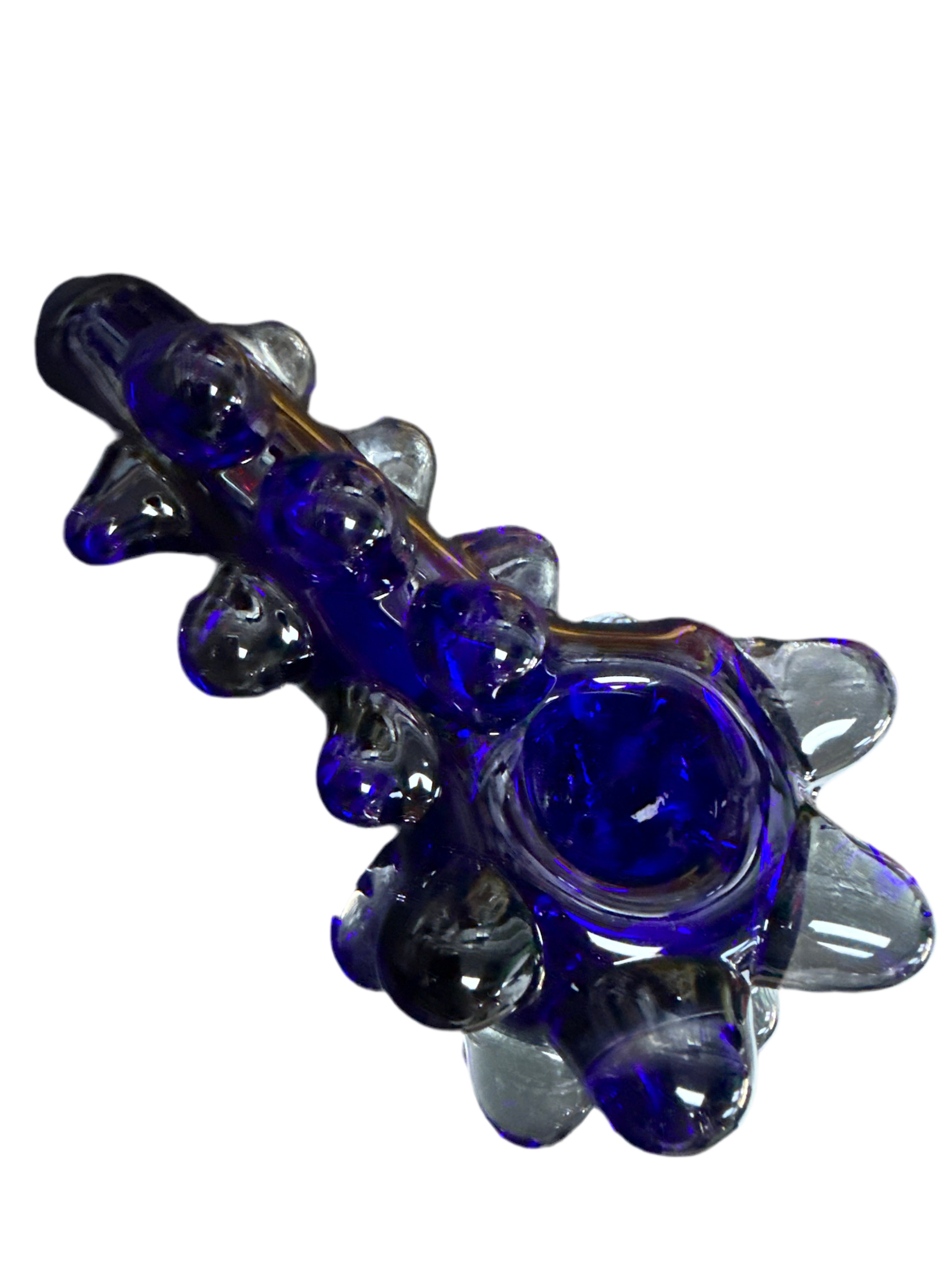 Dark blue dotted bowl