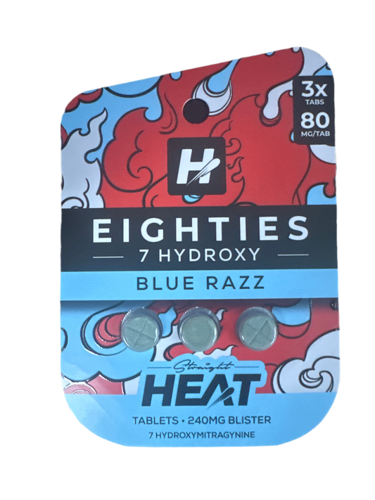 Eighties - 7-Hydroxy - Limited Edition - Blue Razz - 80mg - 3ct