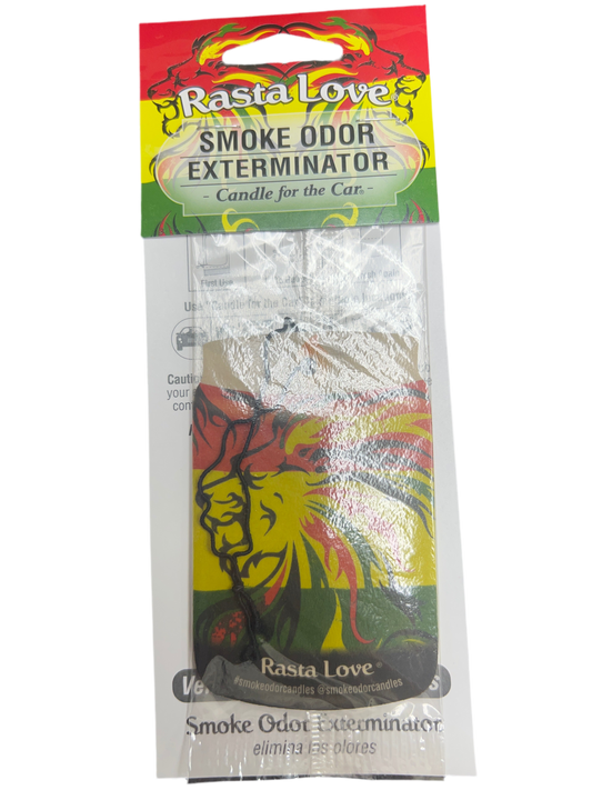 Smoke Odor Exterminator Car Air Freshener - RASTA LOVE